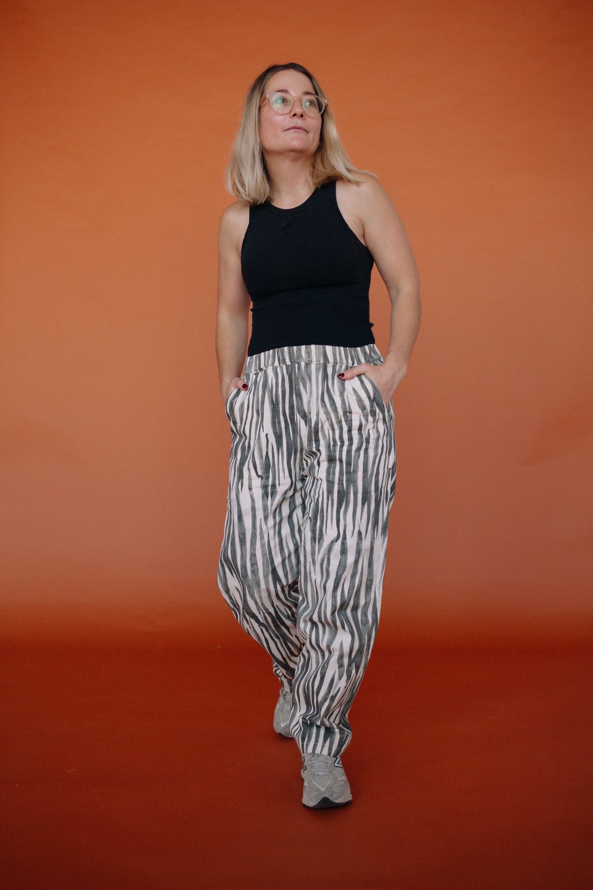 PANTALON ZÈBRE FEMME