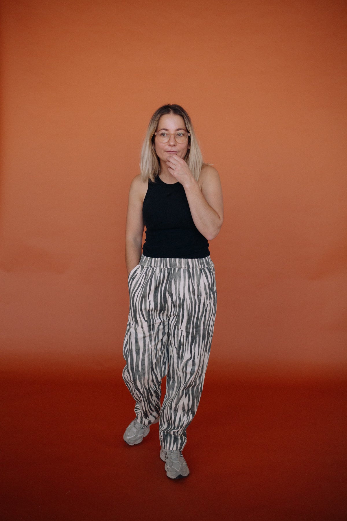PANTALON ZÈBRE FEMME