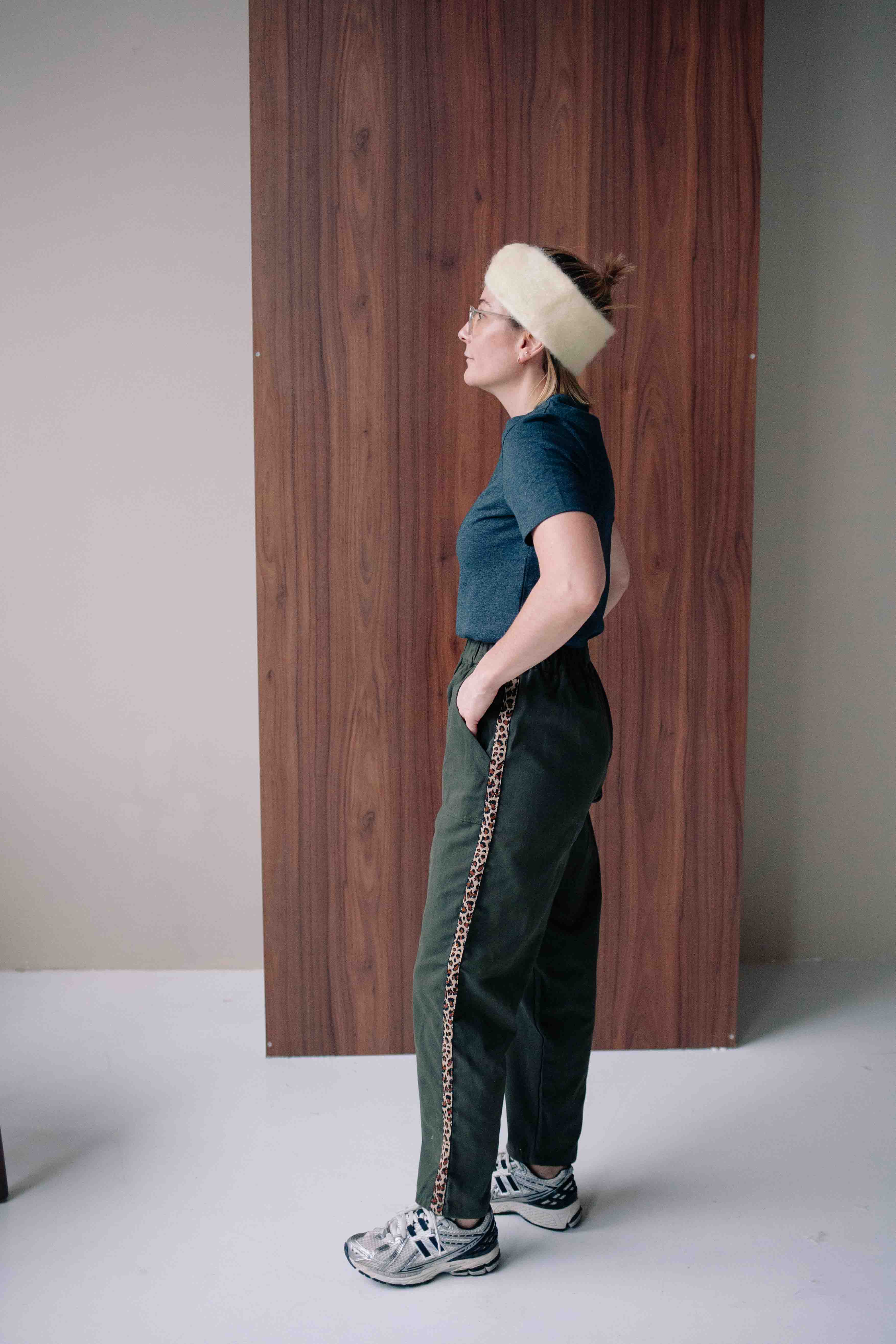 KHAKI LEO JEANS WOMAN