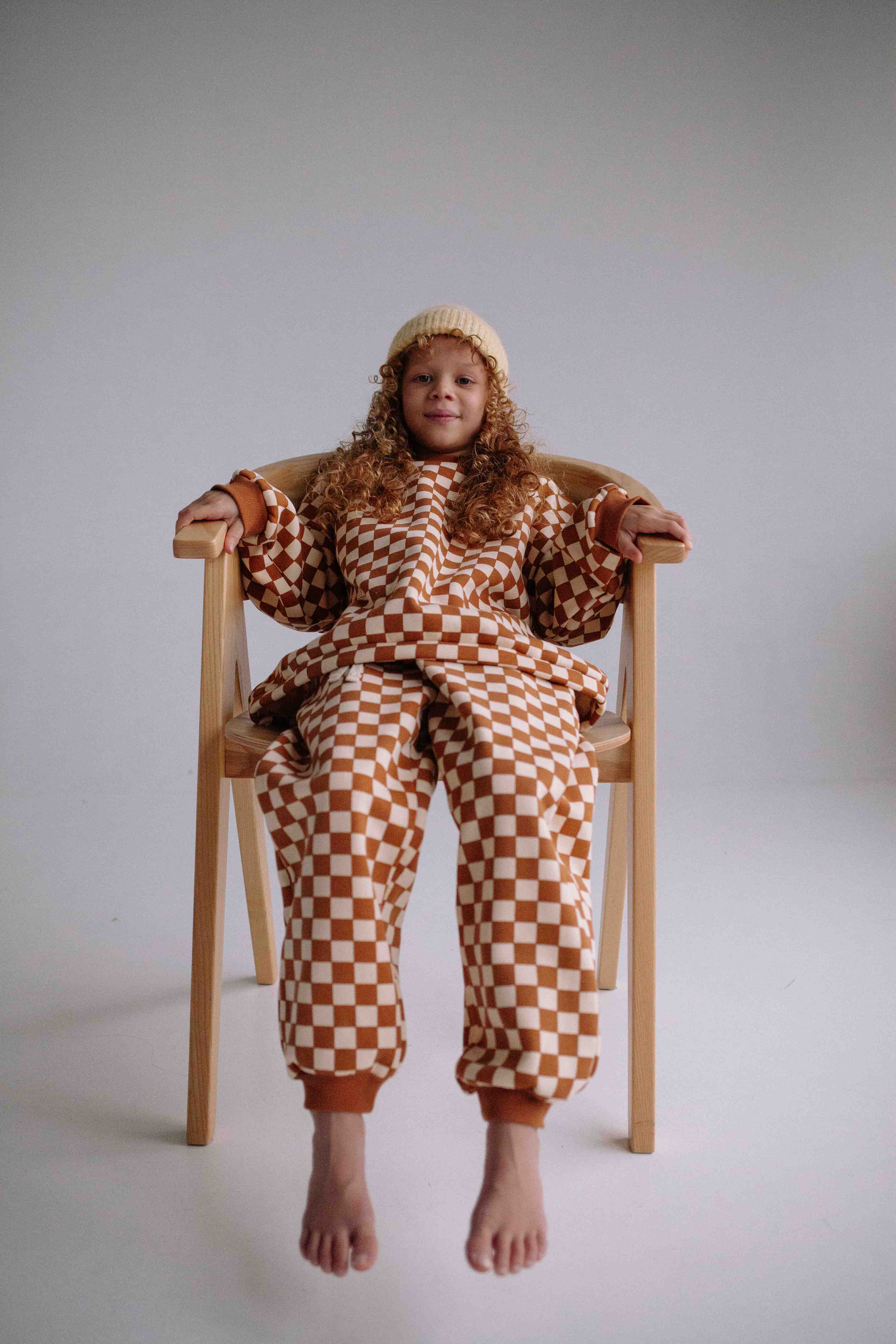 ENSEMBLE MARRON CHECKERS