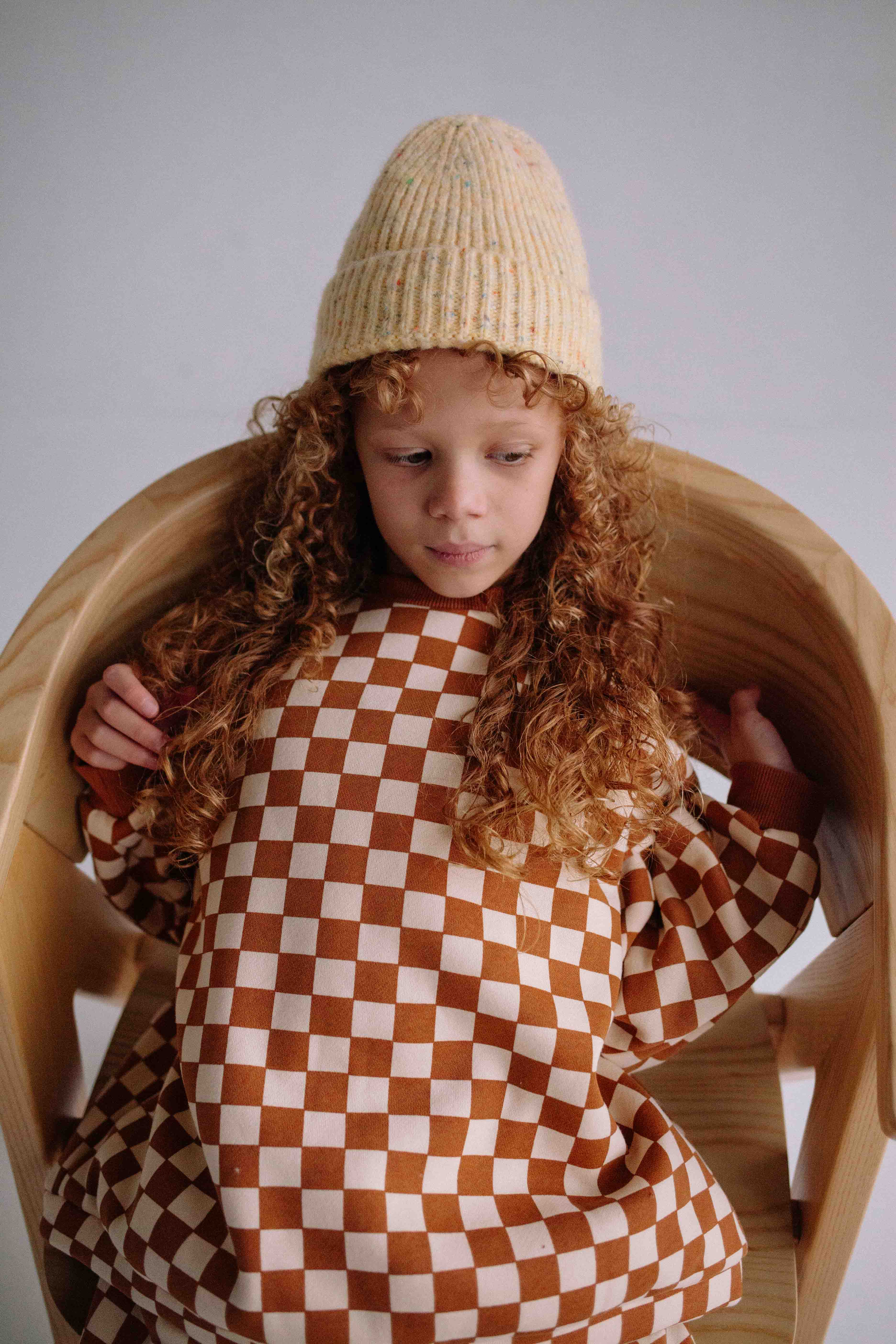 ENSEMBLE MARRON CHECKERS