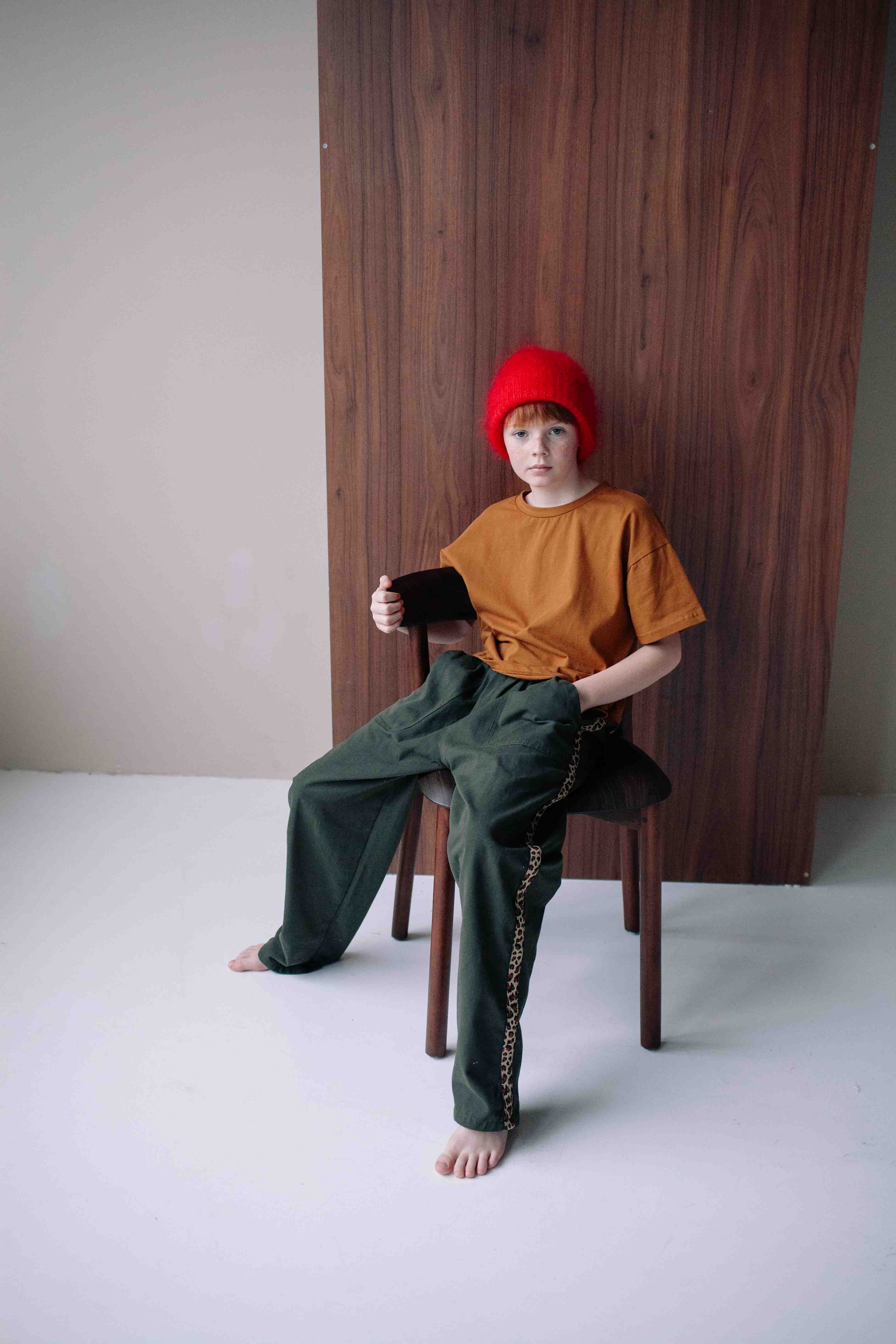 KHAKI LEO JEANS WOMAN