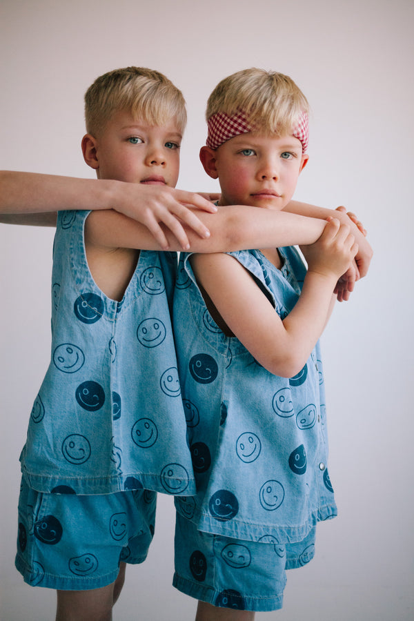 ENSEMBLE DÉBARDEUR SMILEY