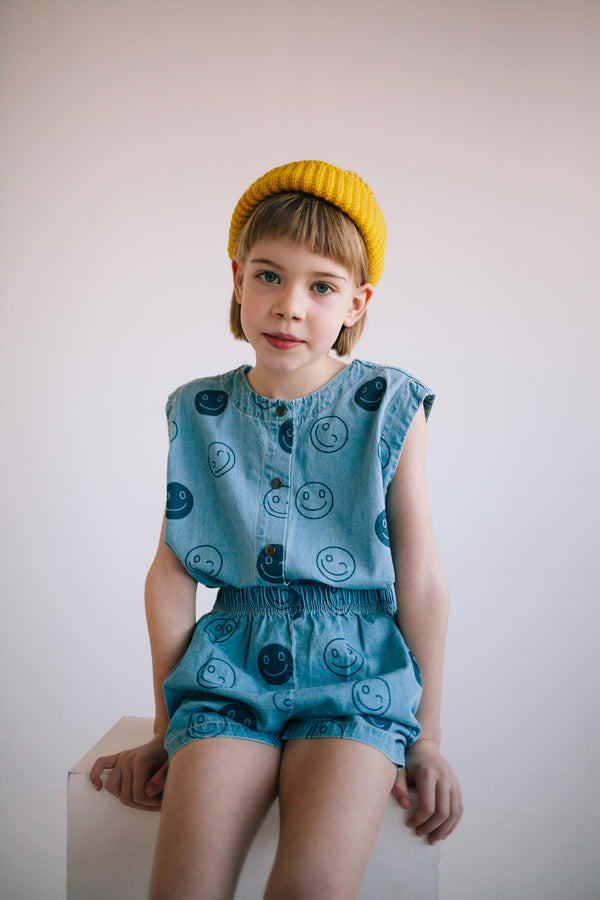 ENSEMBLE DÉBARDEUR SMILEY