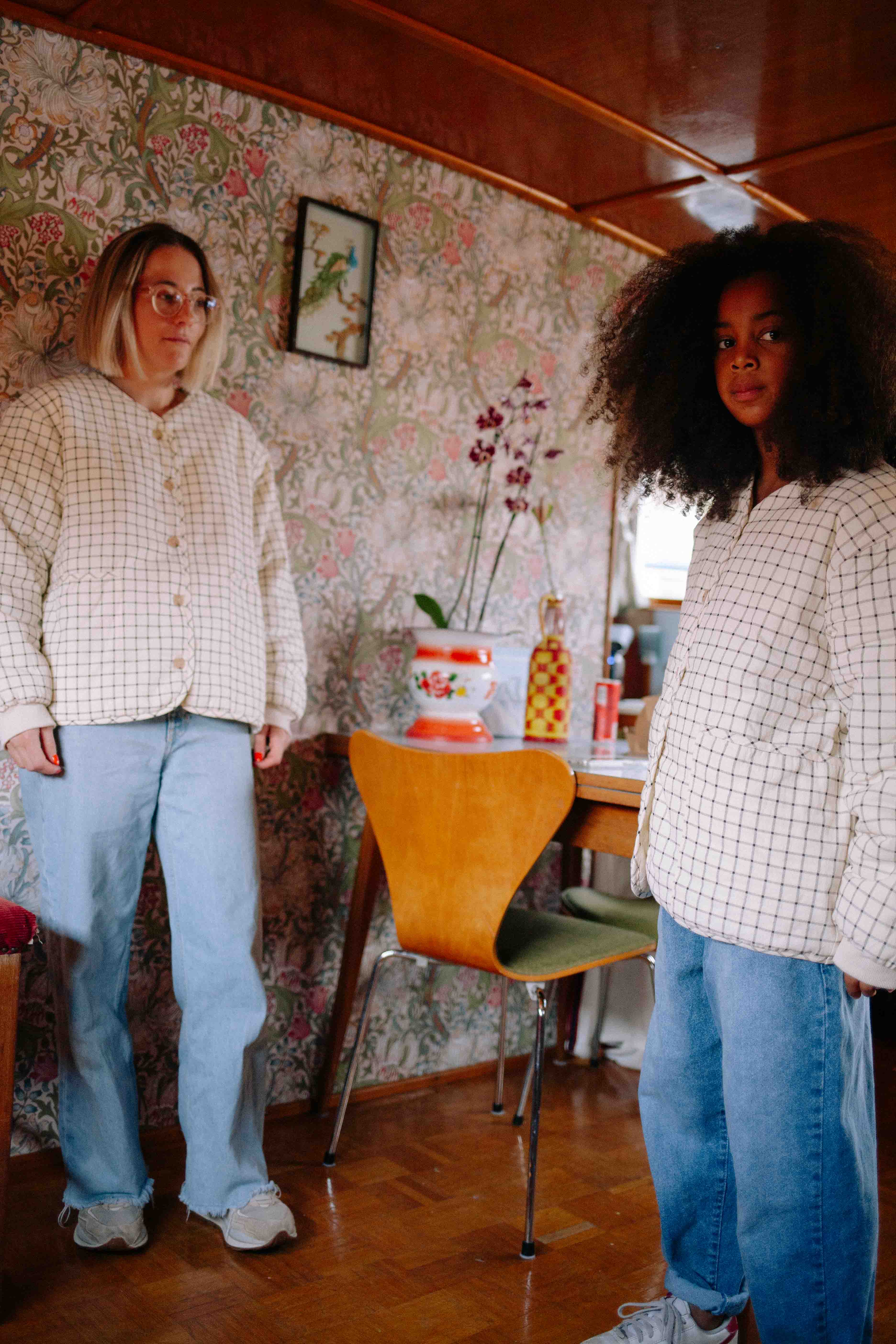MANTEAU PETIT JOURNAL FEMME