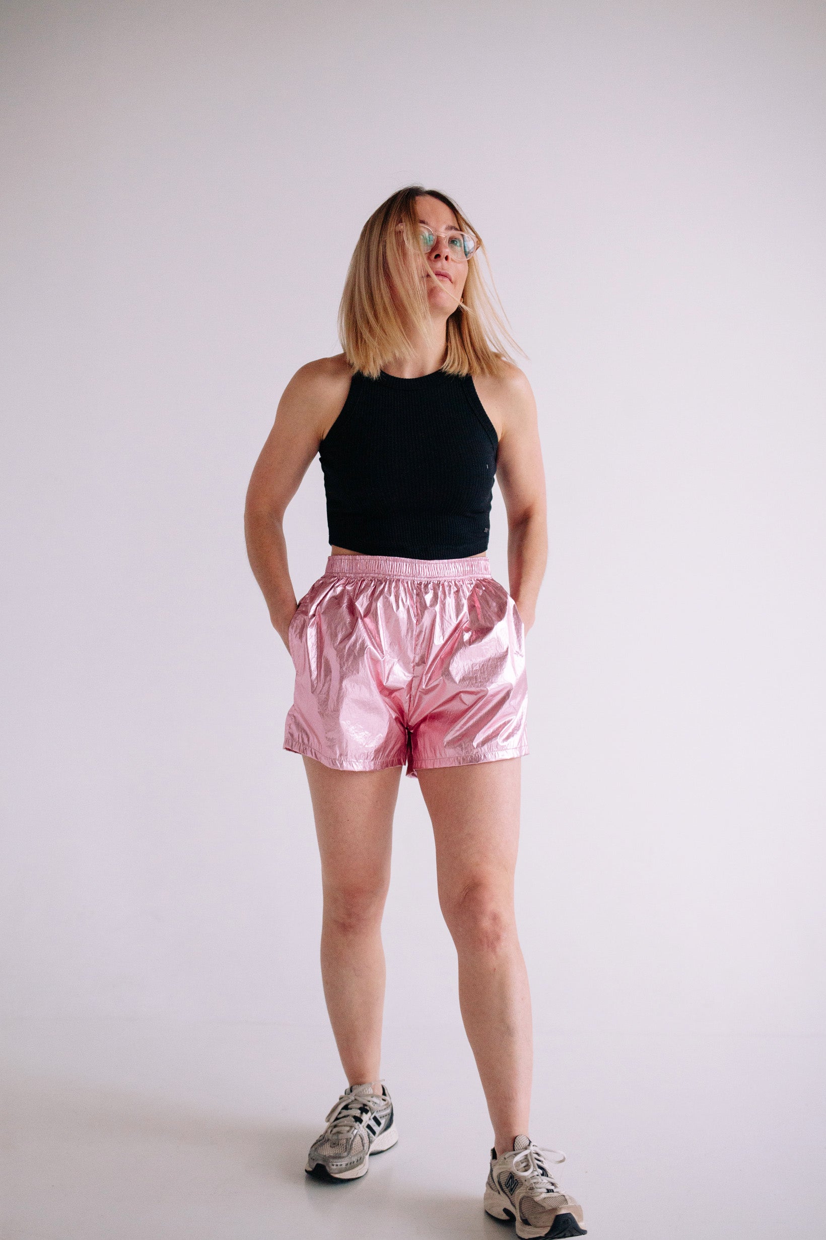 ROSE GOLD SHORTS WOMAN