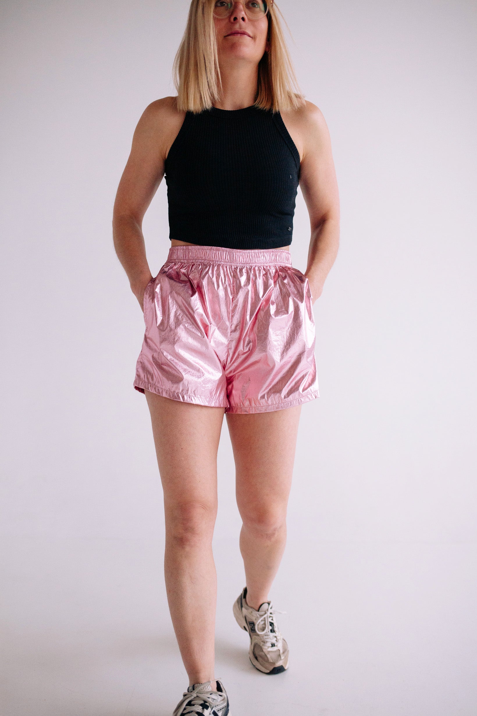 MATCHY - SHORTS ROSE & BRILLANT