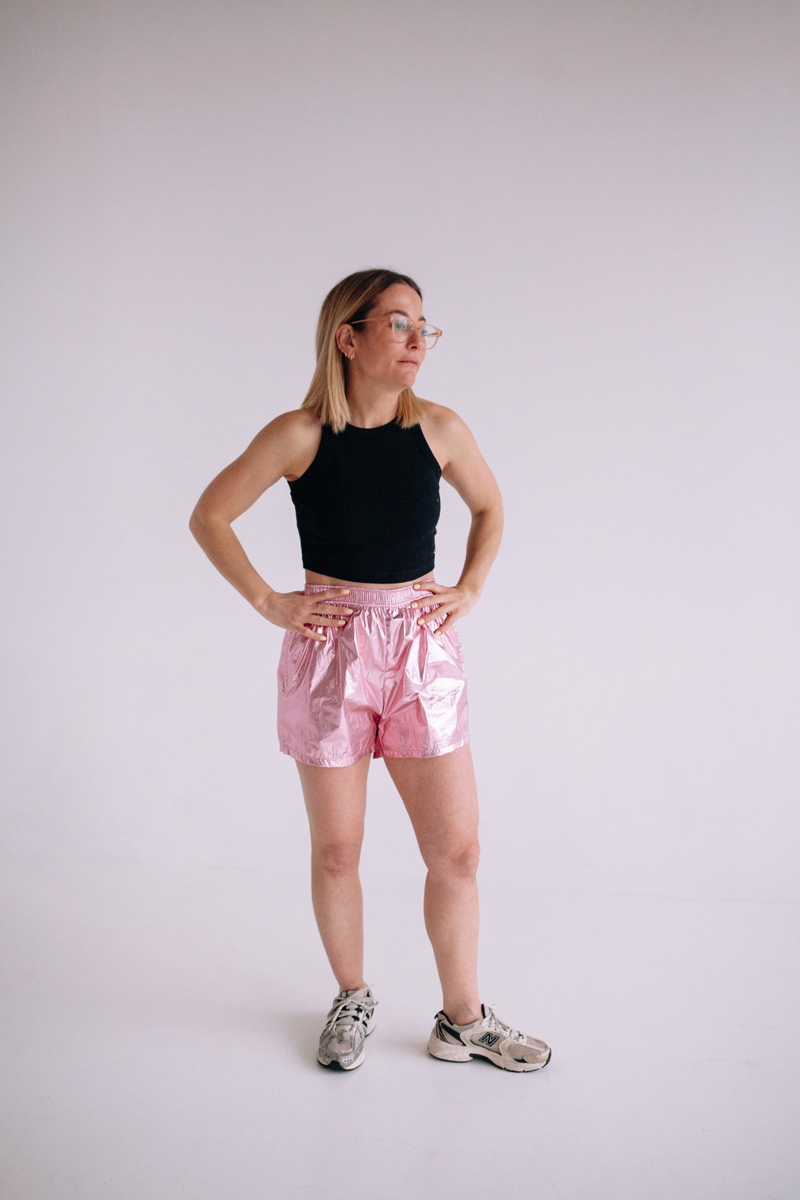 ROSE GOLD SHORTS WOMAN