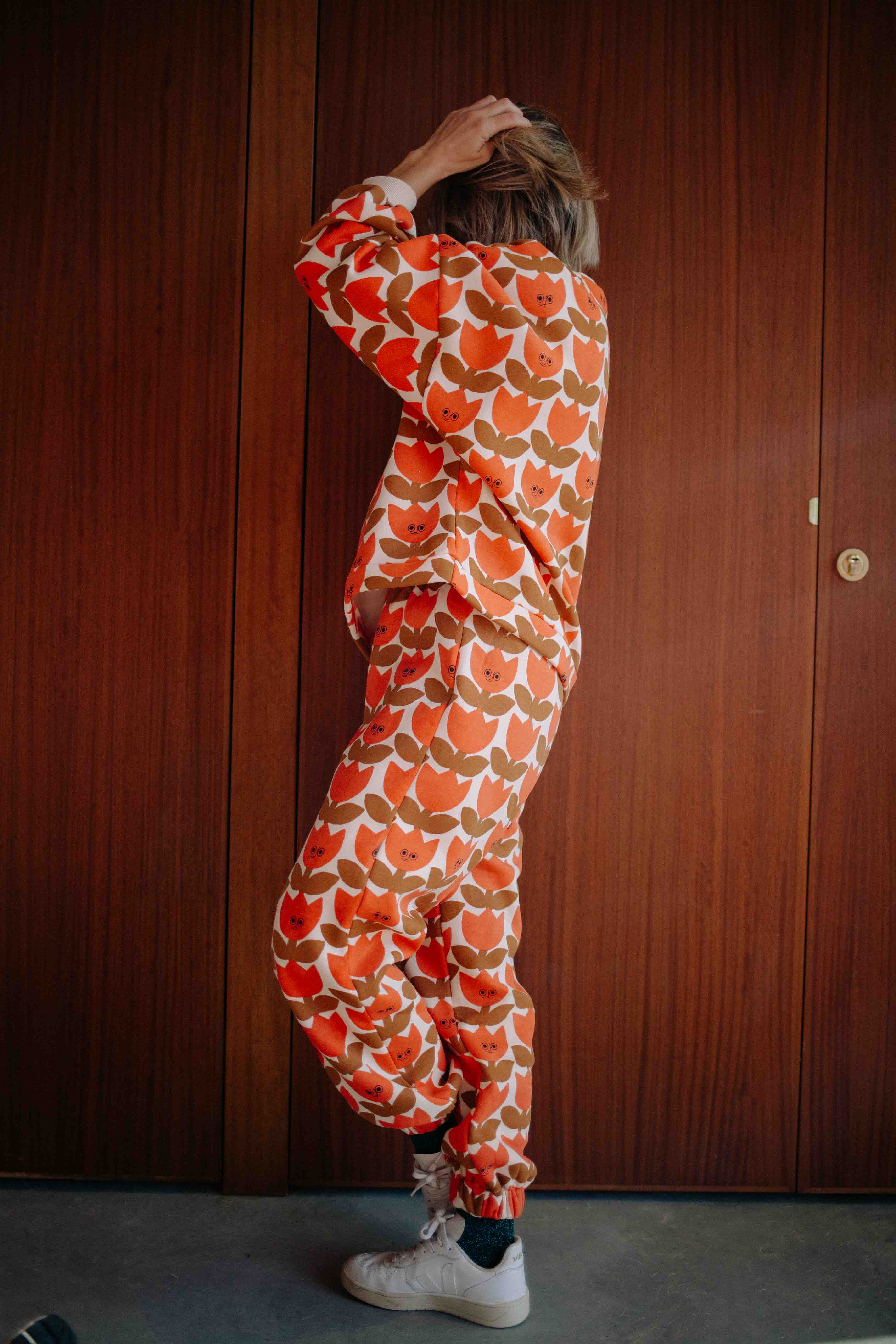 ENSEMBLE ORANGE SMILING TULIPE FEMME