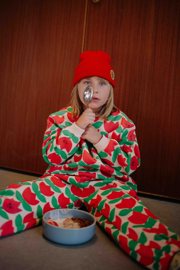 RED SMILING TULIP SET