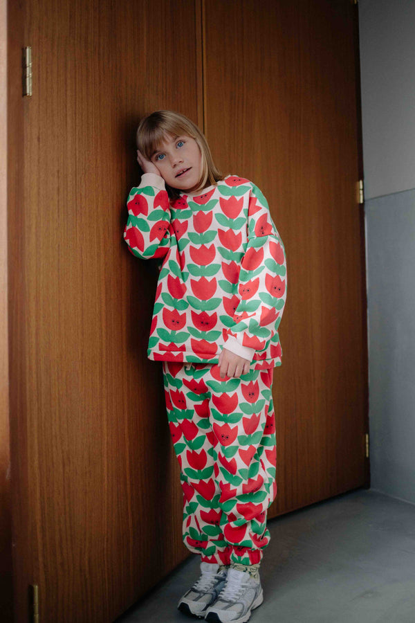 RED SMILING TULIP SET