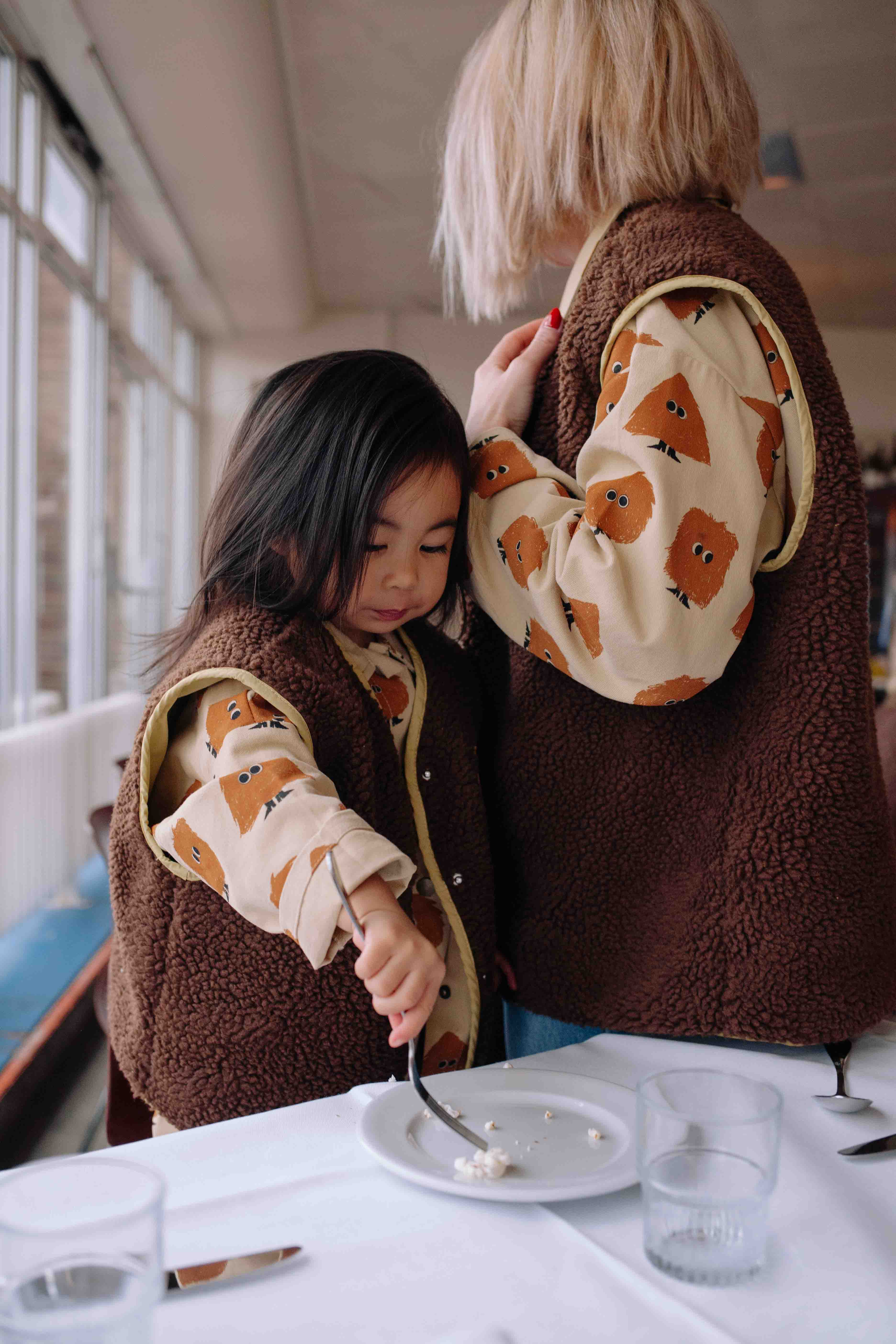BROWN WAISTCOAT WOMAN