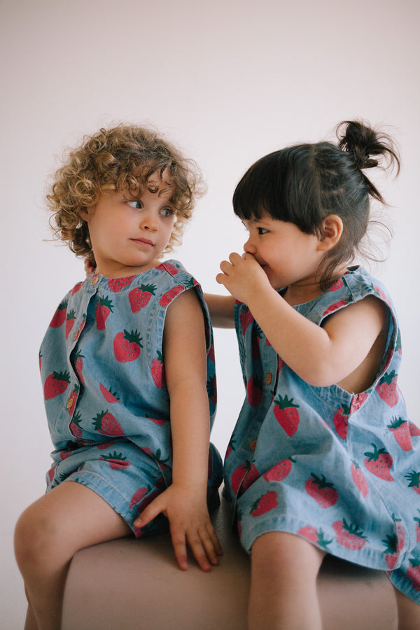 ENSEMBLE DÉBARDEUR FRAISE