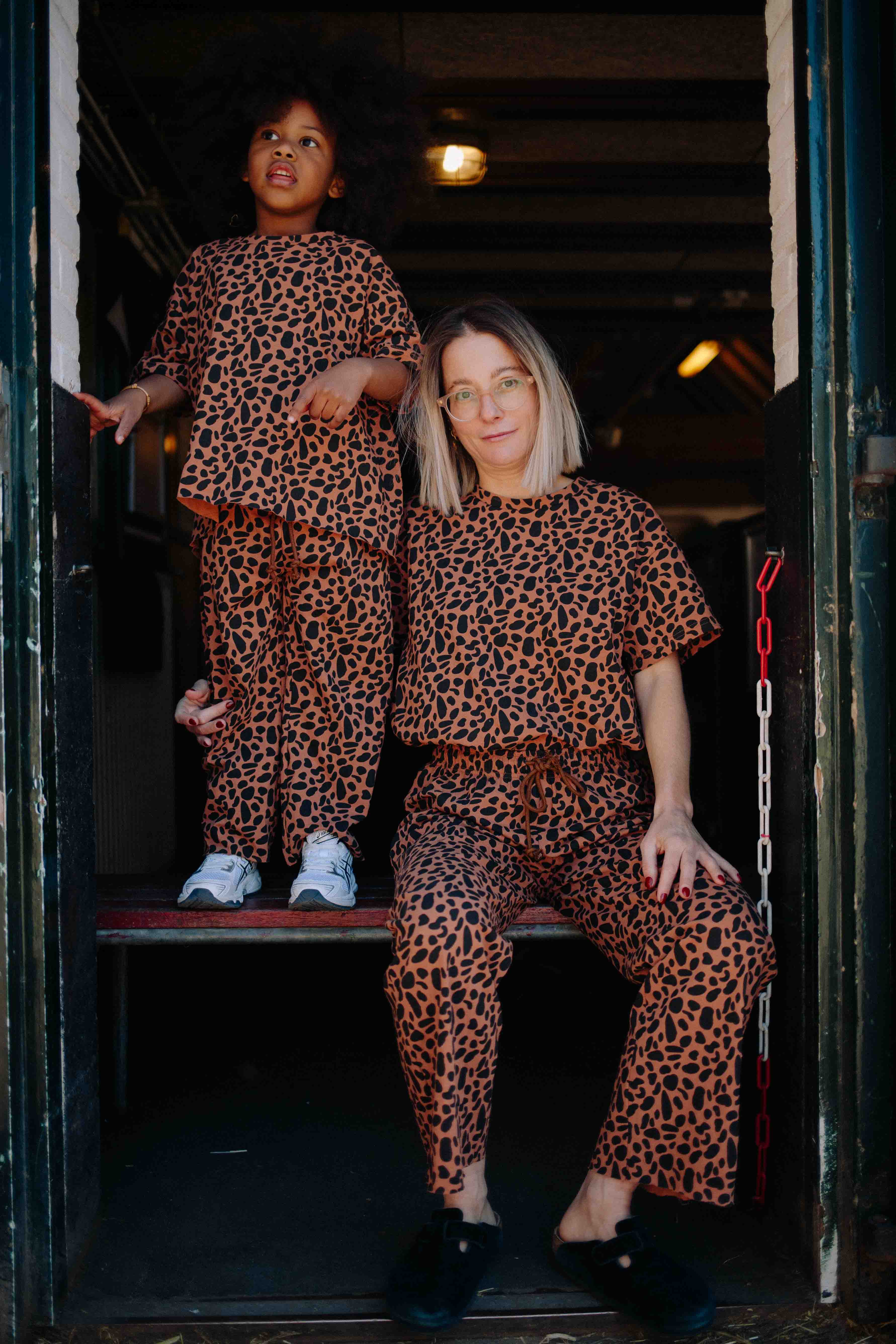 LEOPARD COFFEE TS SET WOMAN