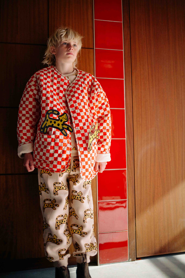 RED CHECKERS JACKET