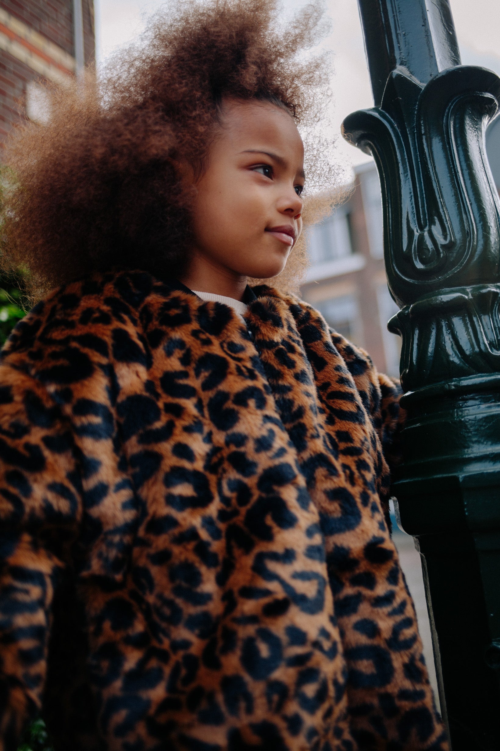 FLUFFY LEOPARD JACKET MML