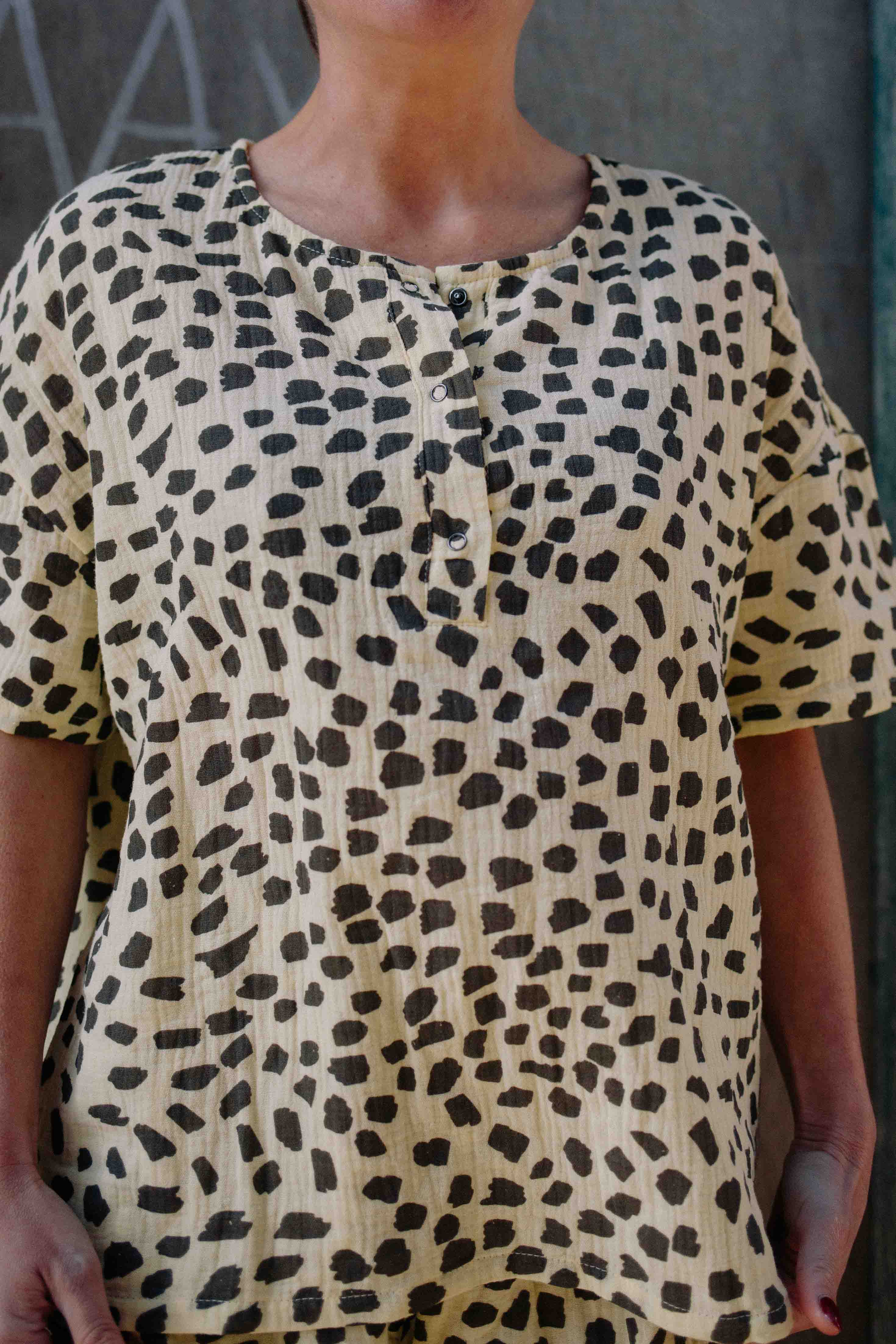 YELLOW GUEPARD TS SET WOMAN