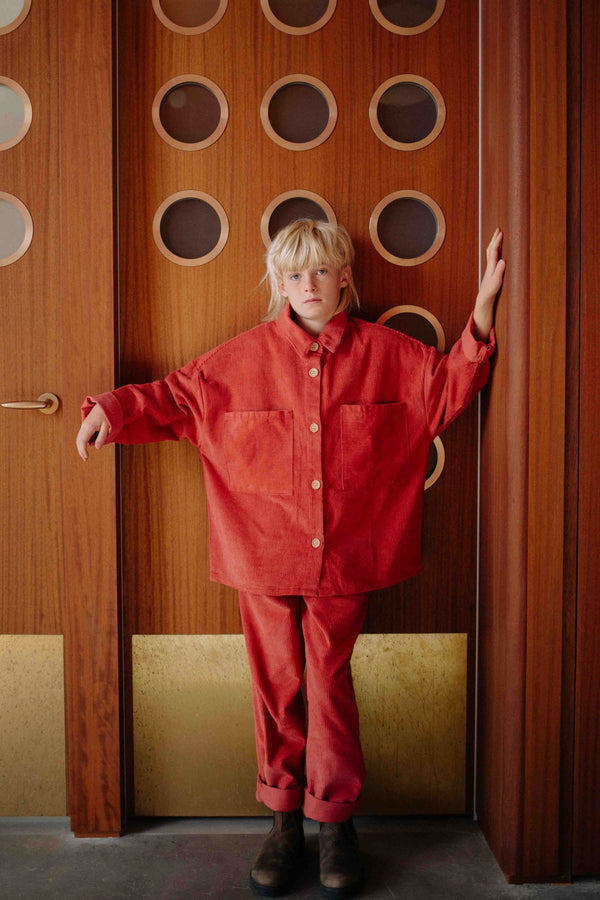 ENSEMBLE CÔTELÉ TERRACOTTA