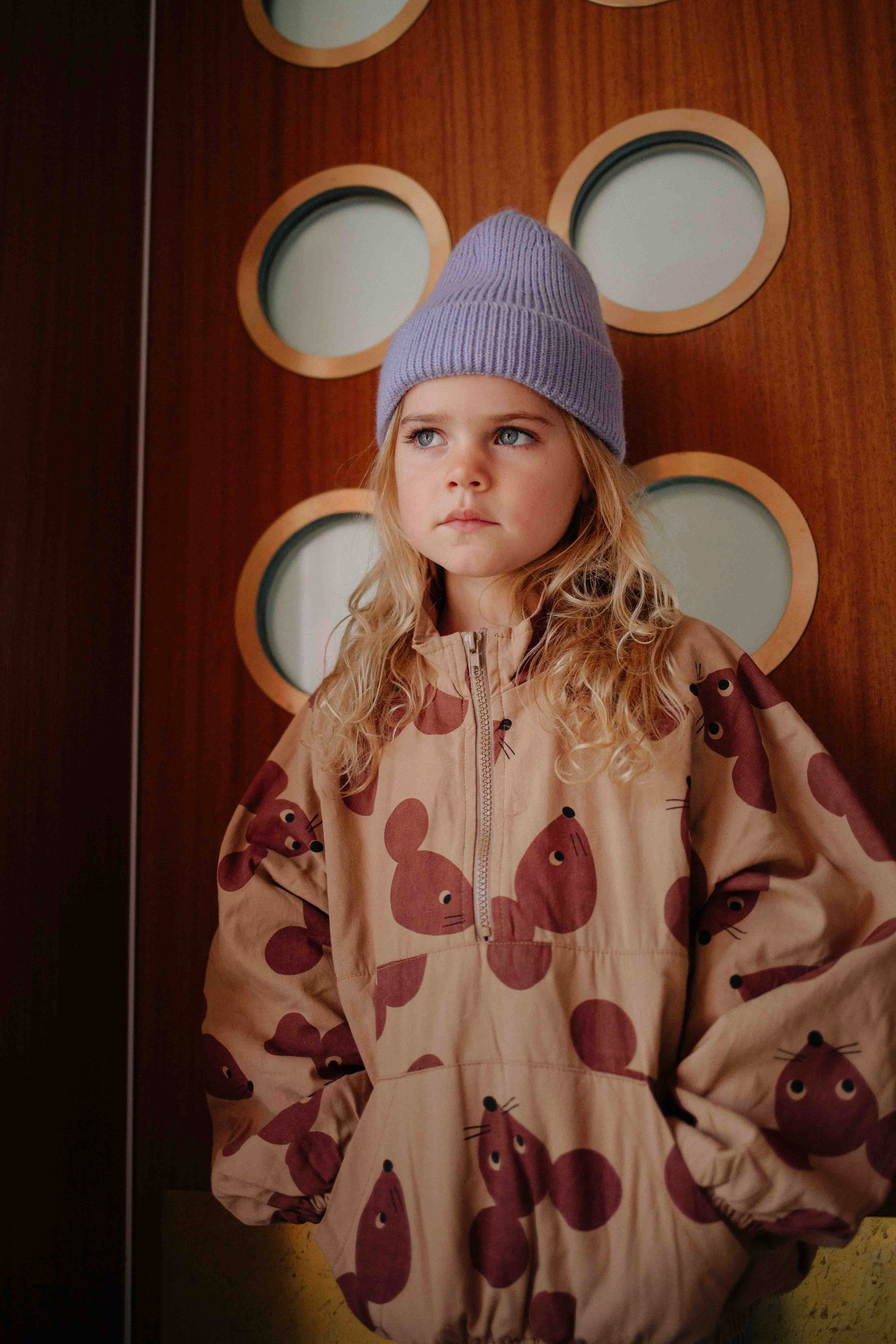 BROWN FUNNY MOUSE JACKET