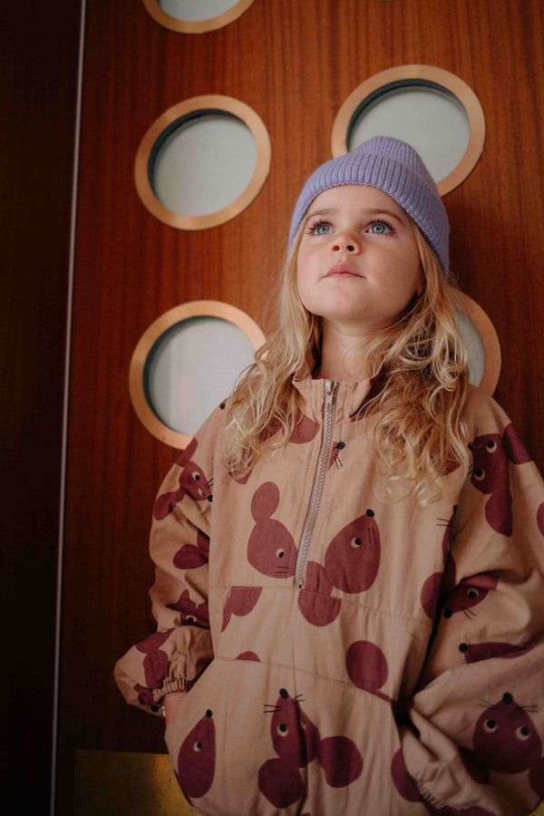 MANTEAU FUNNY MOUSE MARRON