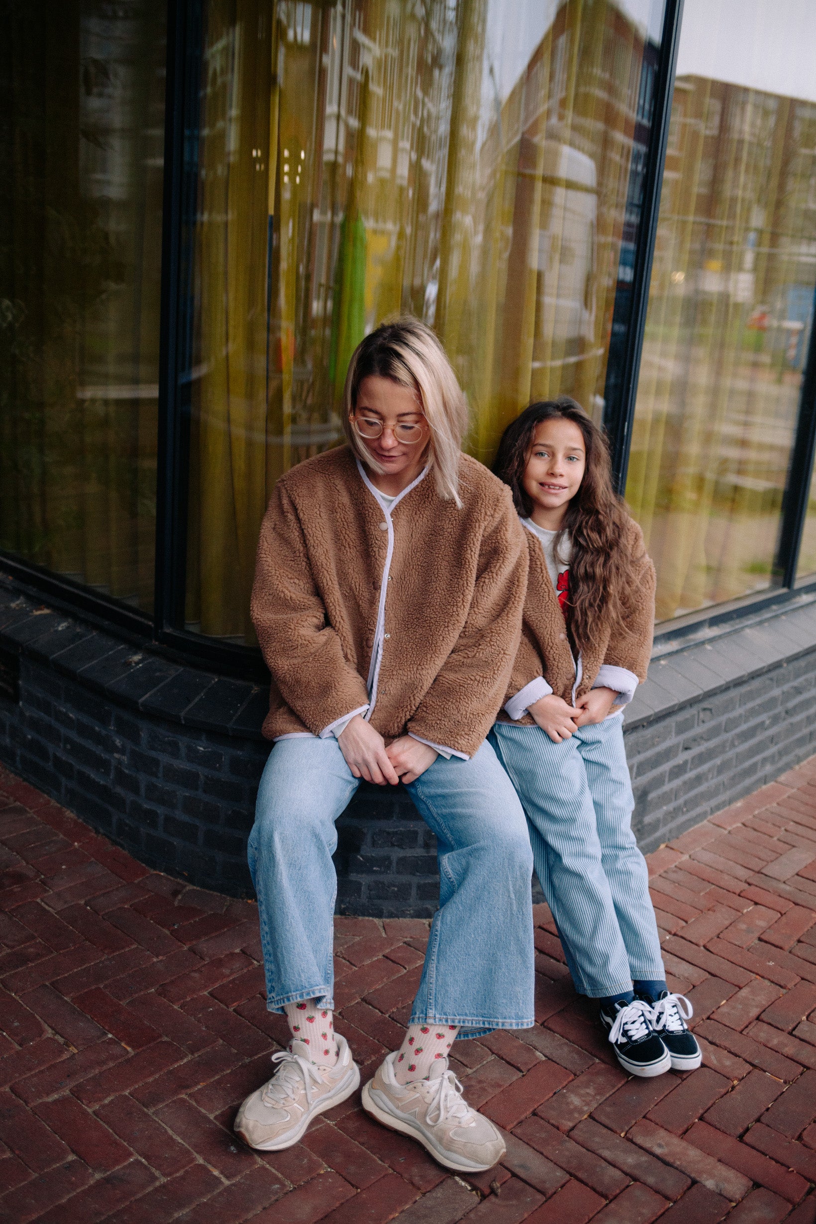 BROWN COZY JACKET WOMAN