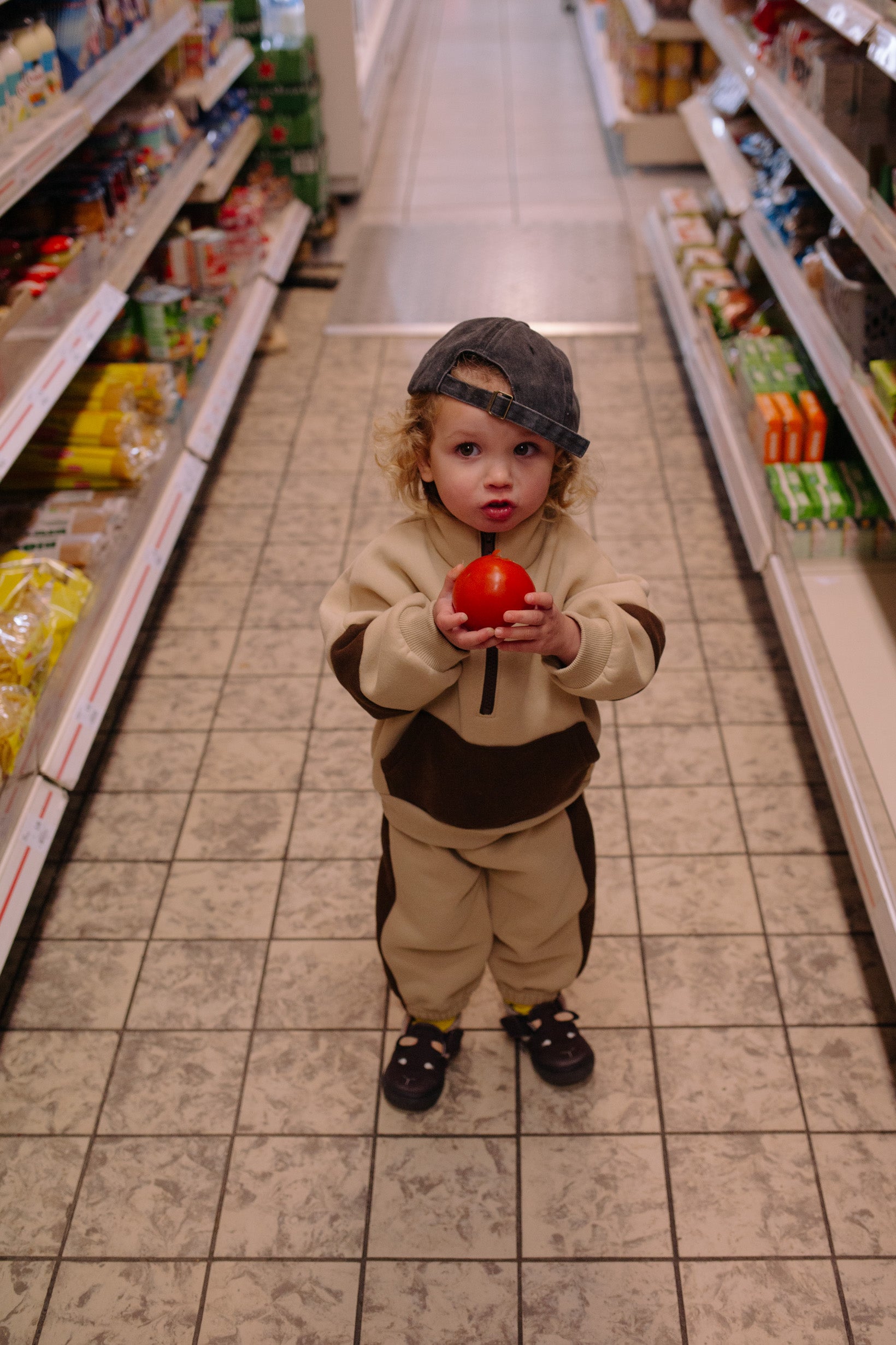 ENSEMBLE KANGAROO POCKET BEIGE