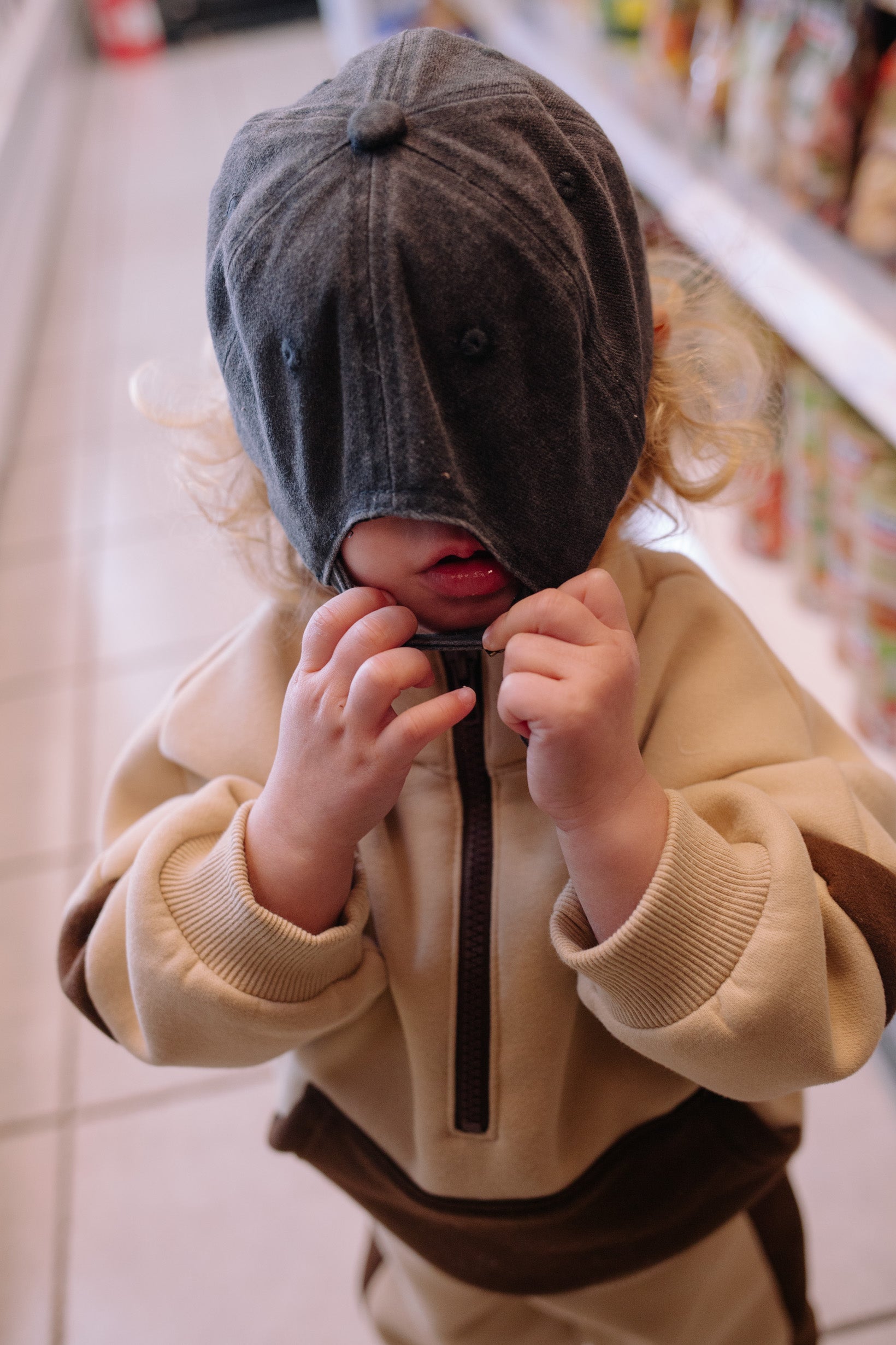 ENSEMBLE KANGAROO POCKET BEIGE