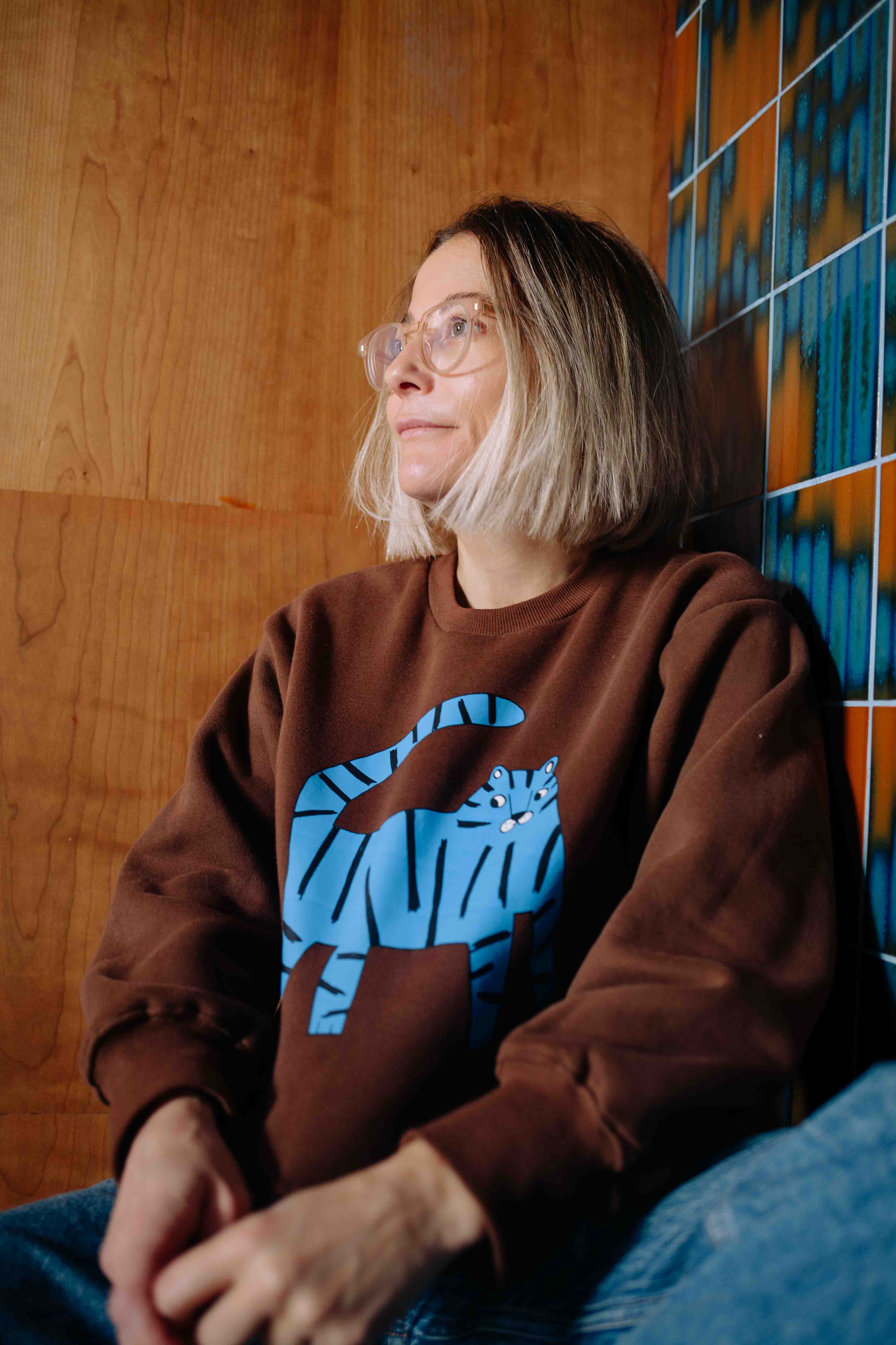 ELECTRIC TIGER SWEATSHIRT WOMAN
