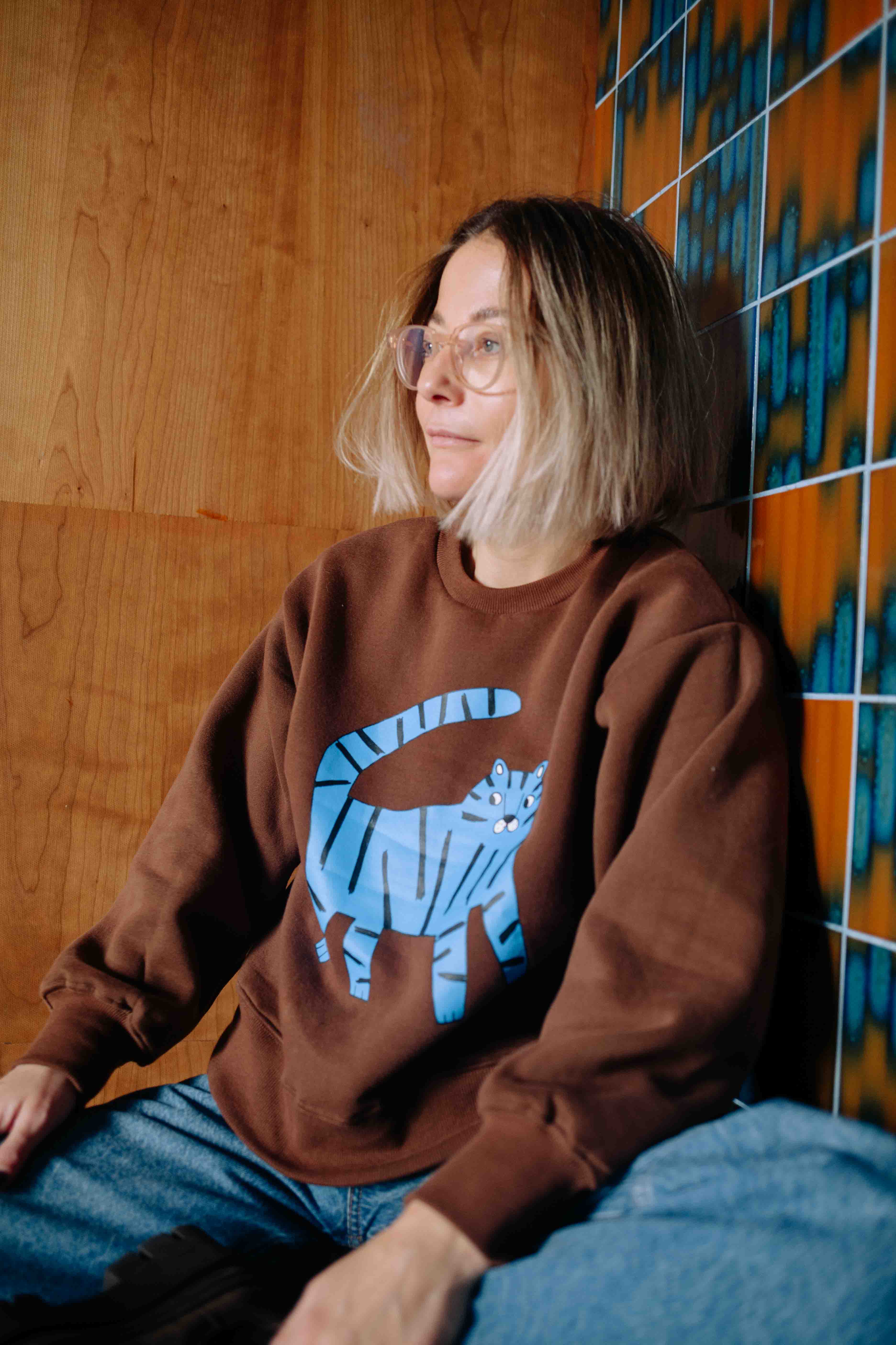 ELECTRIC TIGER SWEATSHIRT WOMAN