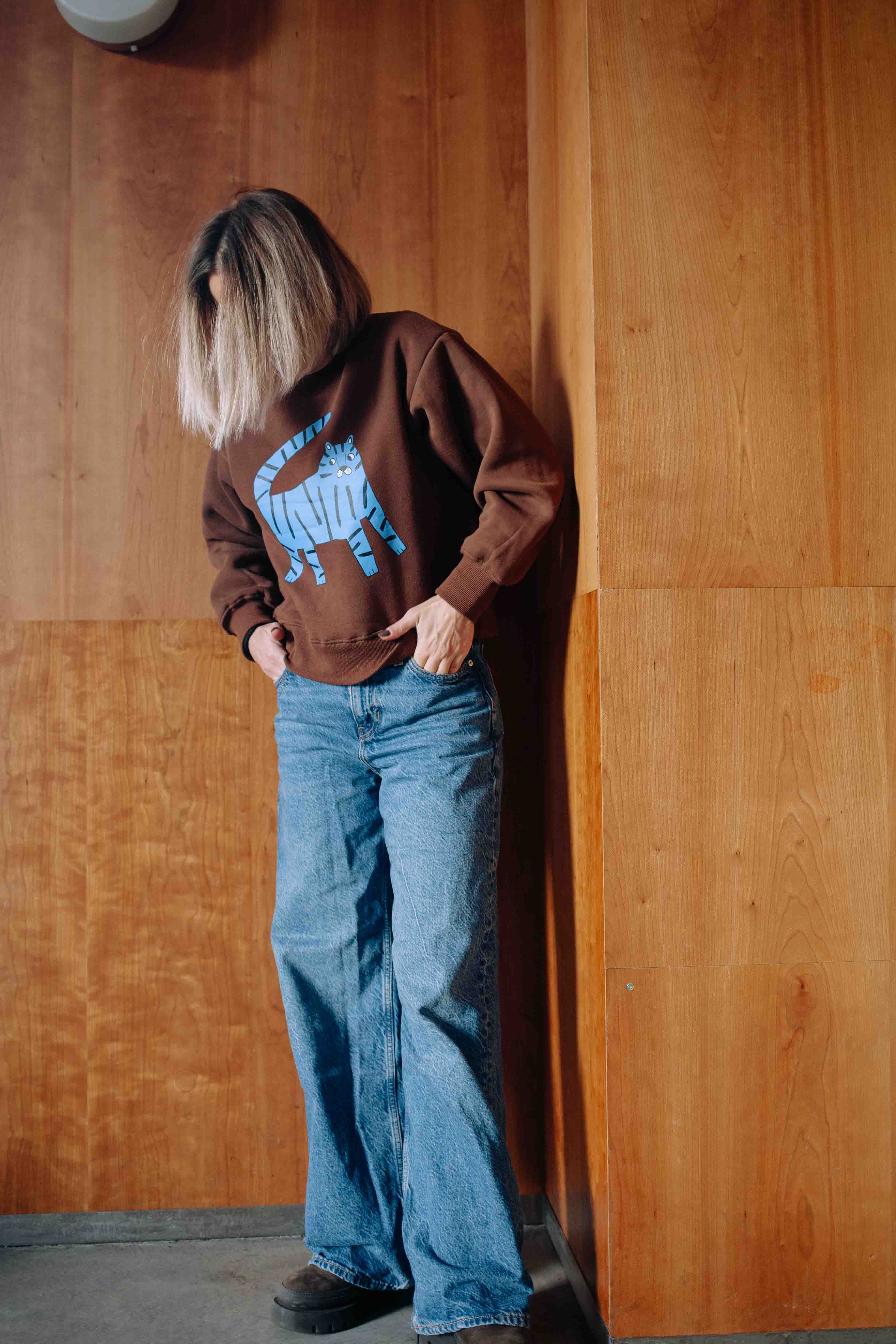 ELECTRIC TIGER SWEATSHIRT WOMAN