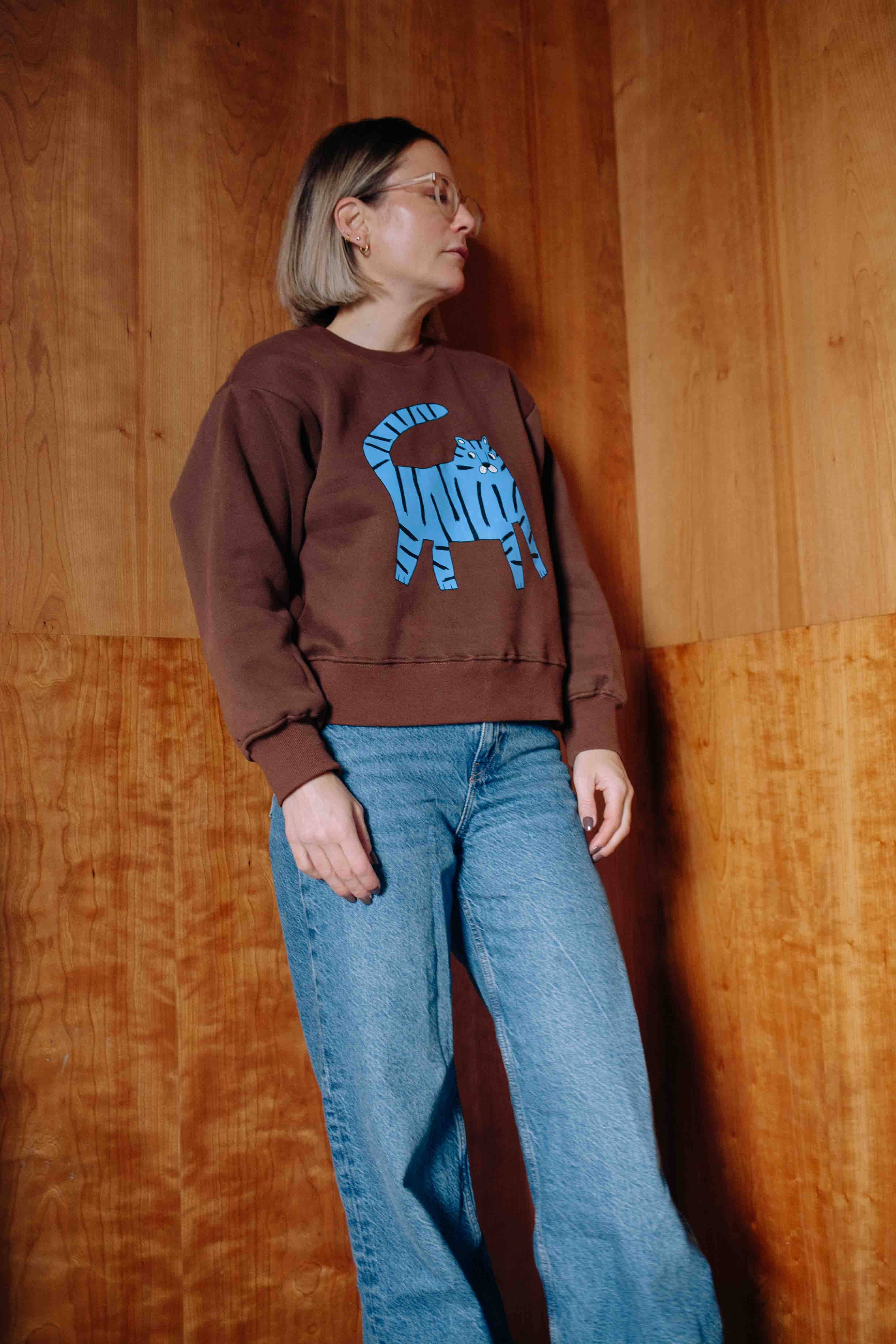 ELECTRIC TIGER SWEATSHIRT WOMAN