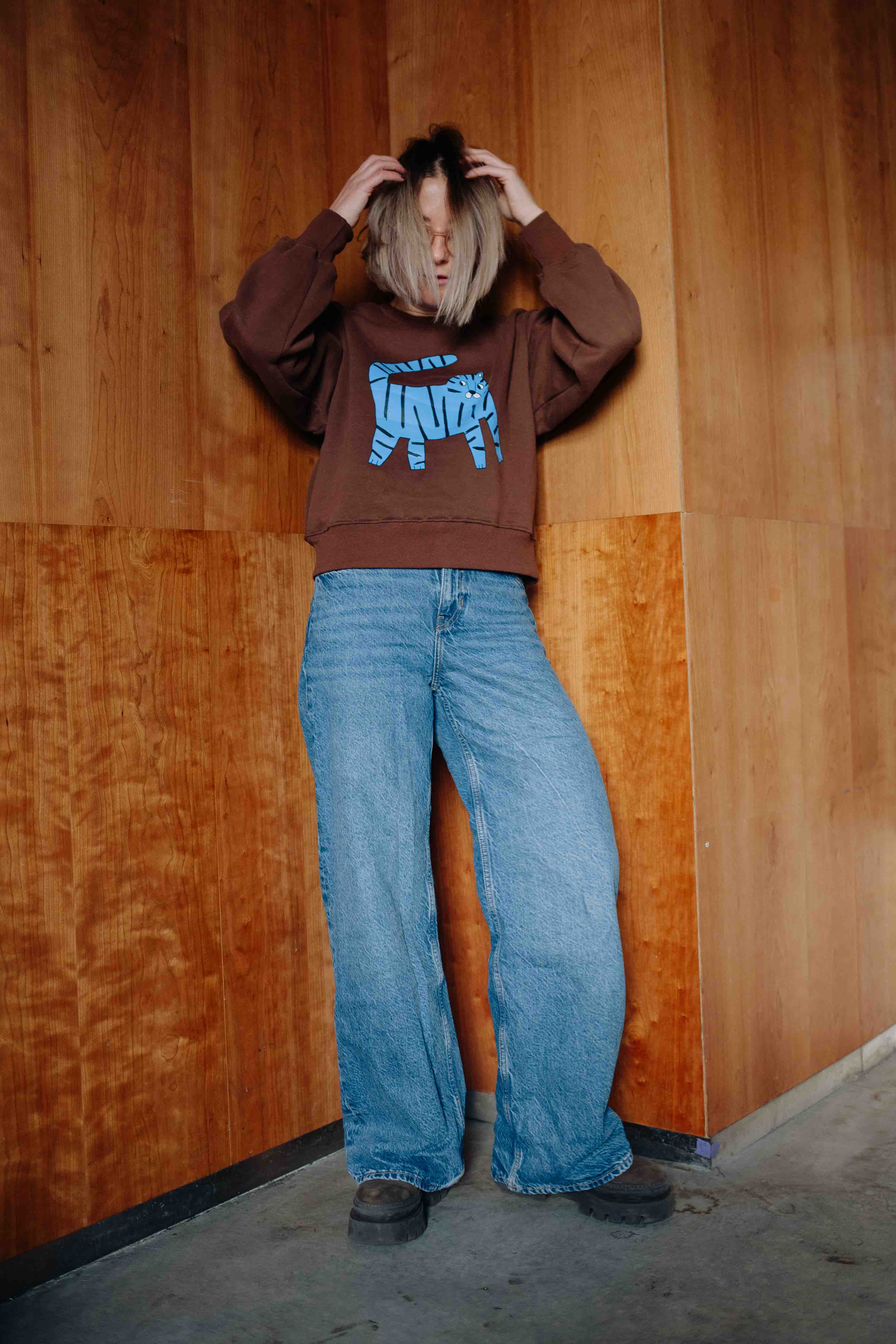 ELECTRIC TIGER SWEATSHIRT WOMAN