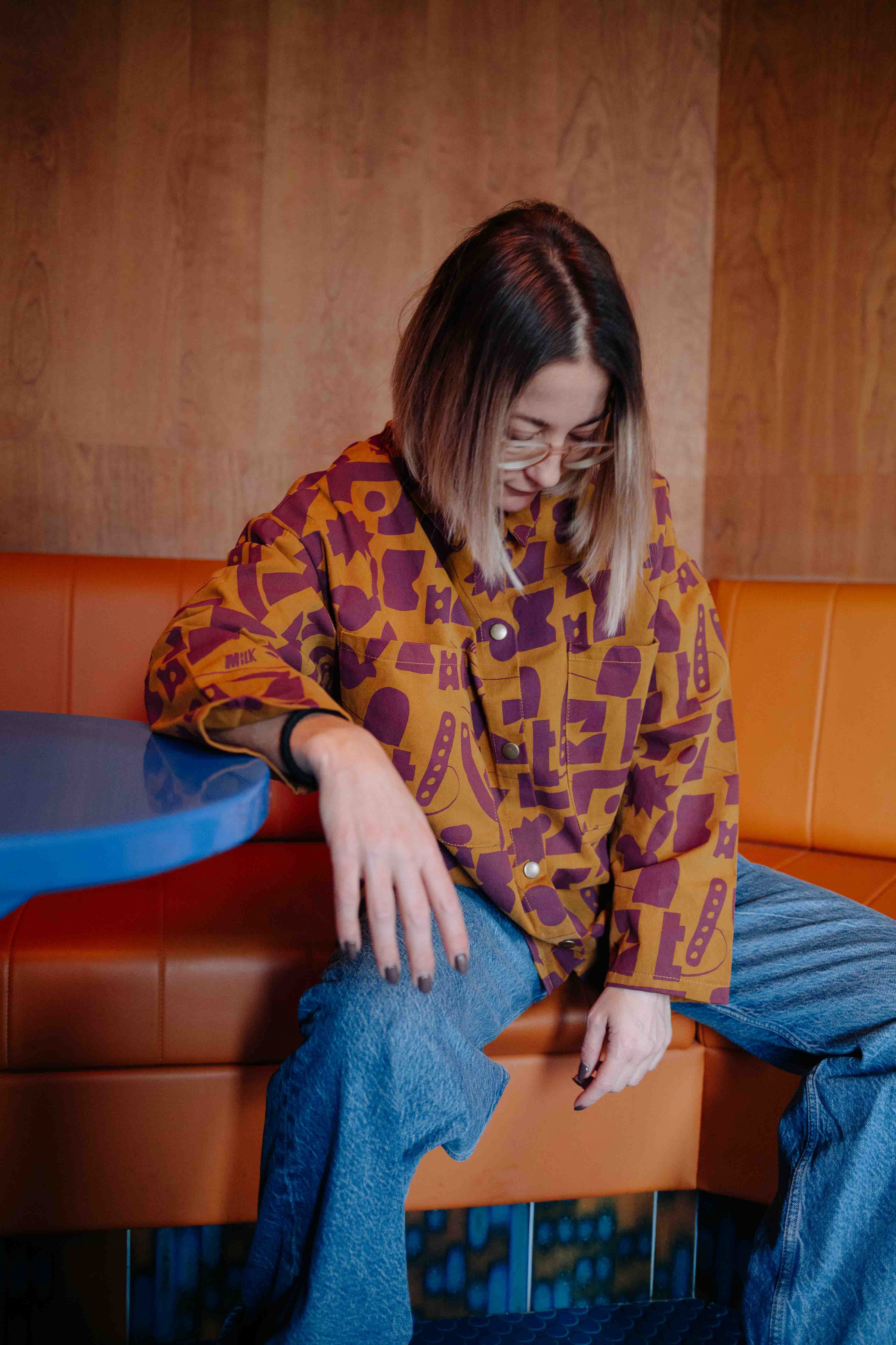 CAFÉ AU MILK DENIM SET WOMAN