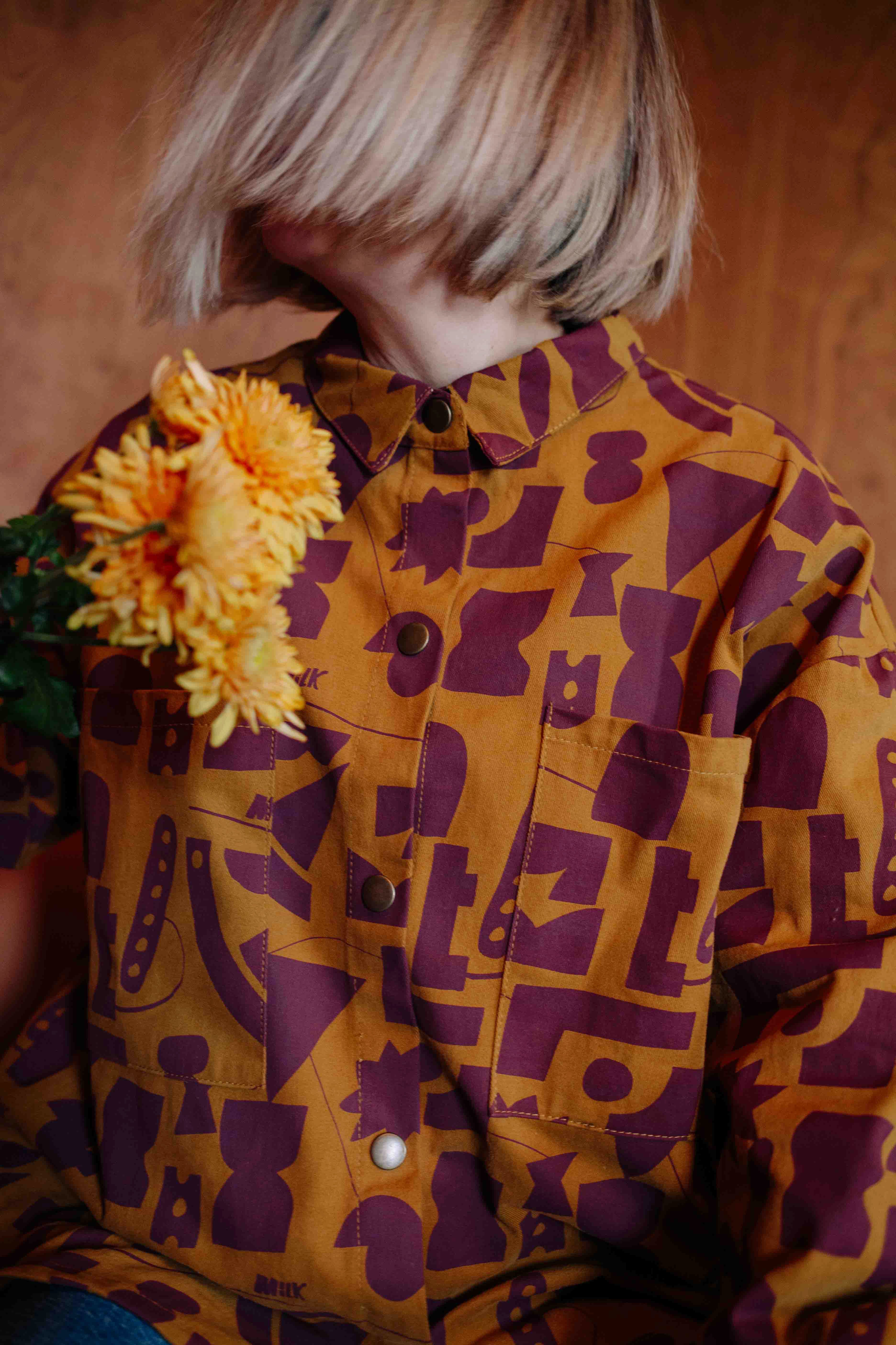 CAFÉ AU MILK DENIM SET WOMAN