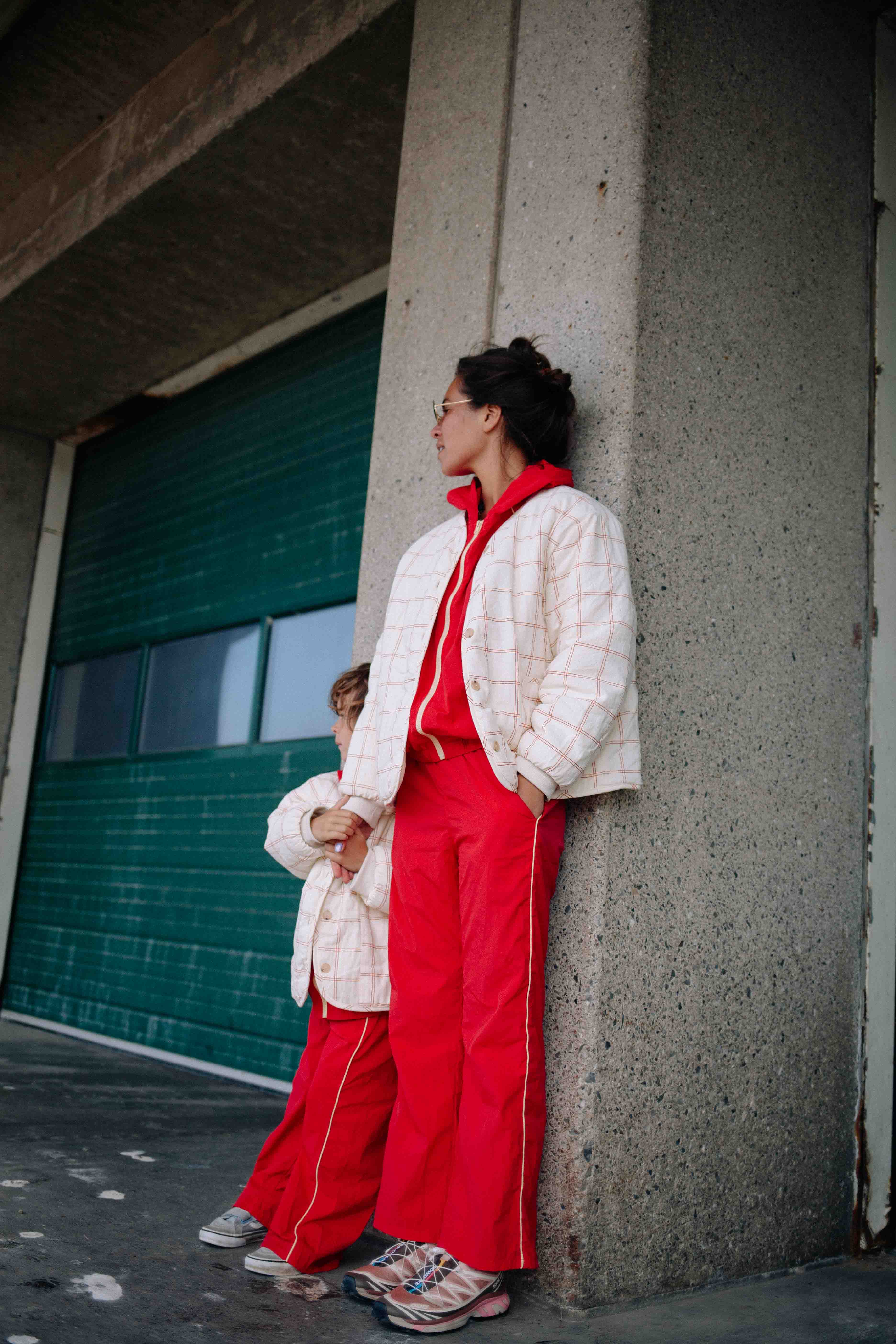 RED BIG NOTEBOOK JACKET WOMAN