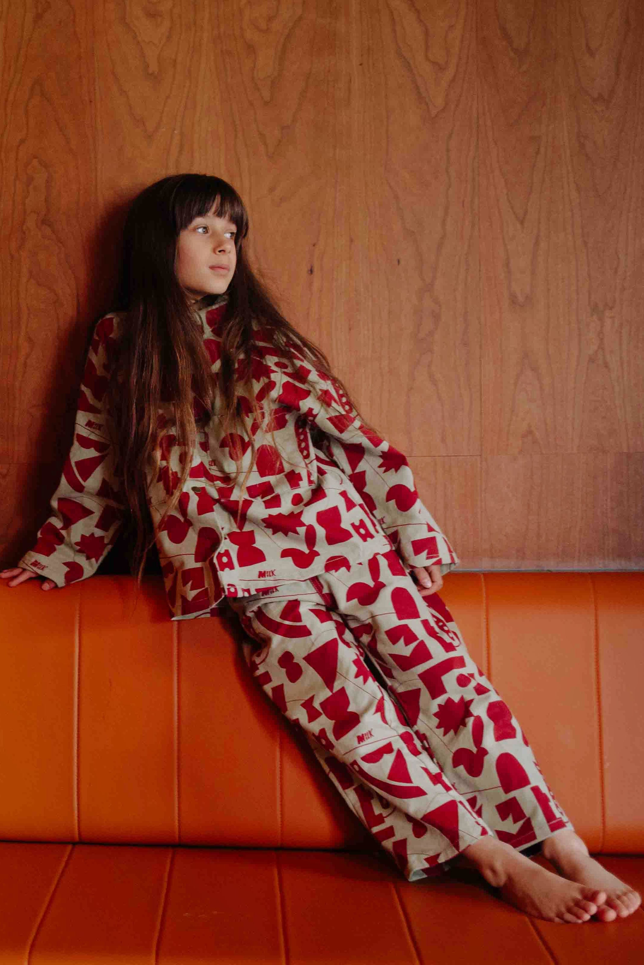 ENSEMBLE DENIM MATCHA AU MILK