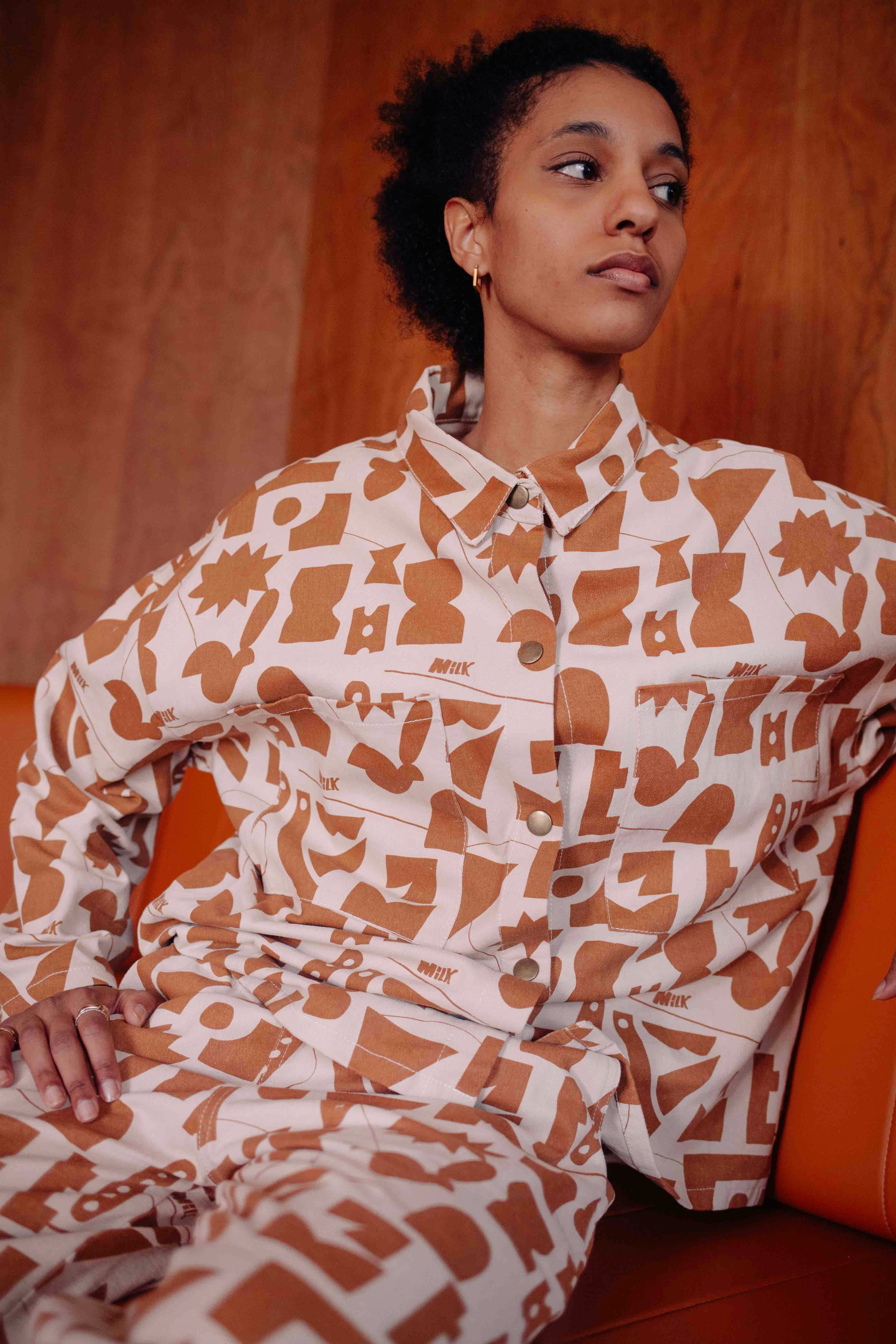 TOFFEE MILK DENIM SET WOMAN