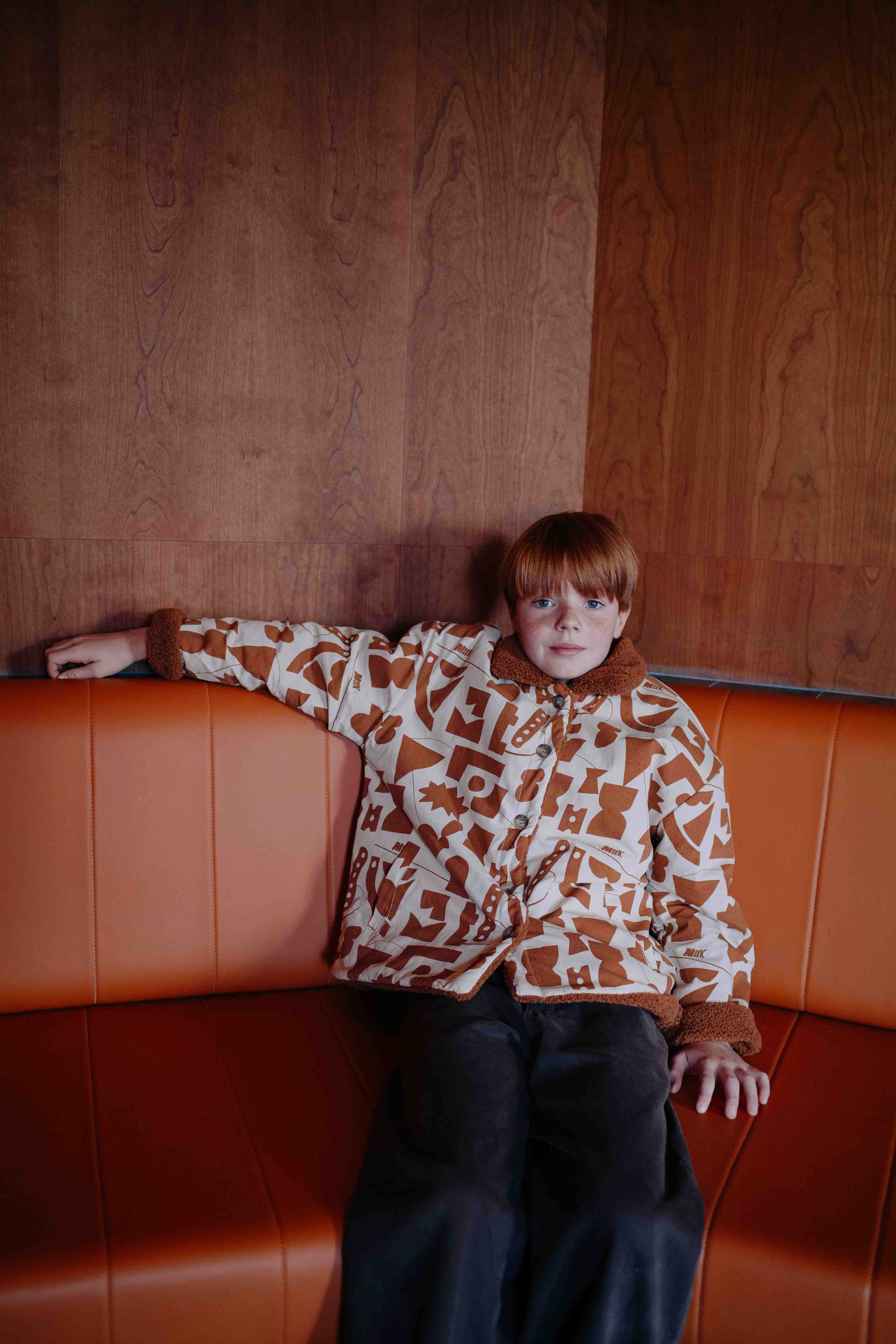 FLUFFY CHOCOLATE MILK COAT