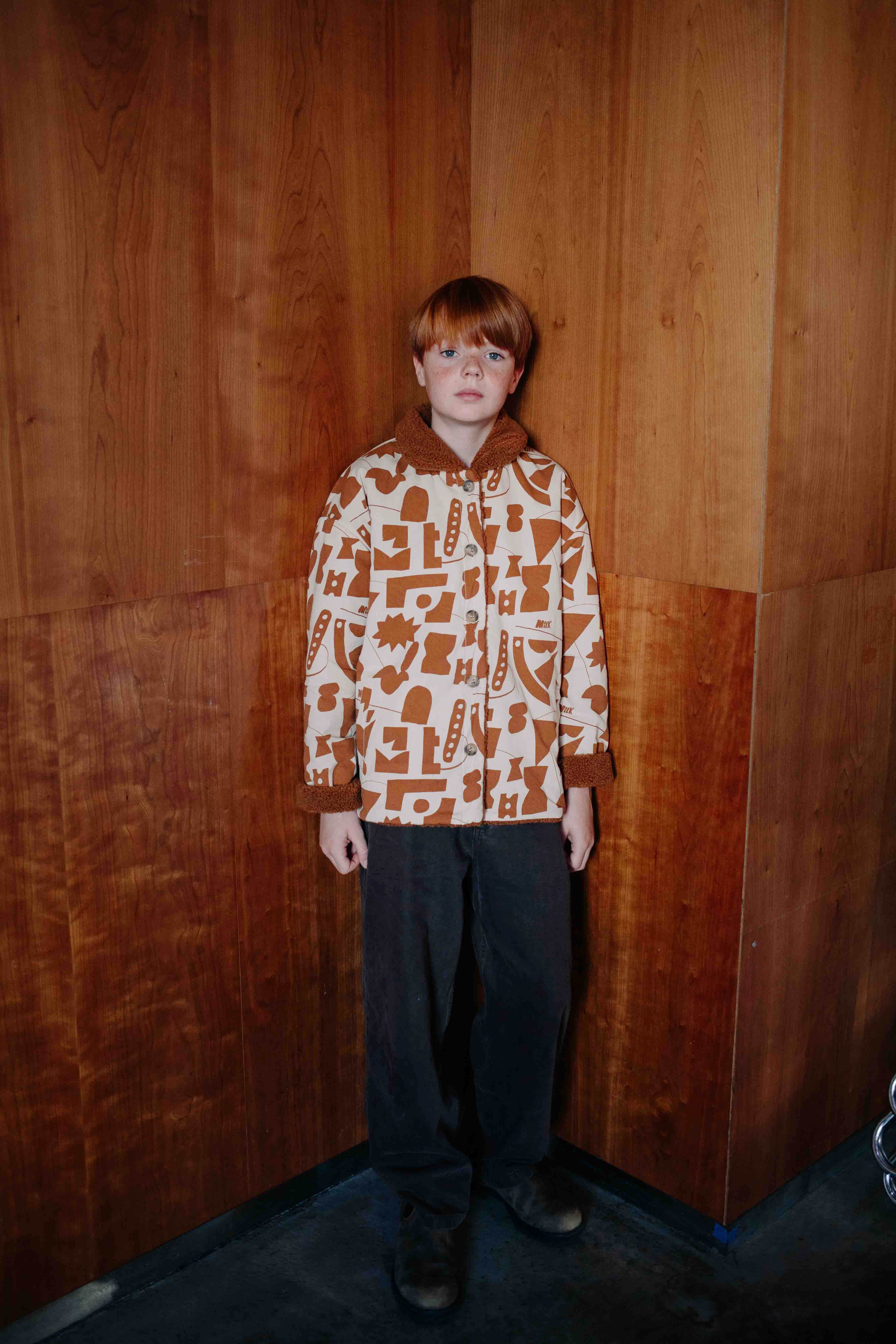 FLUFFY CHOCOLATE MILK COAT