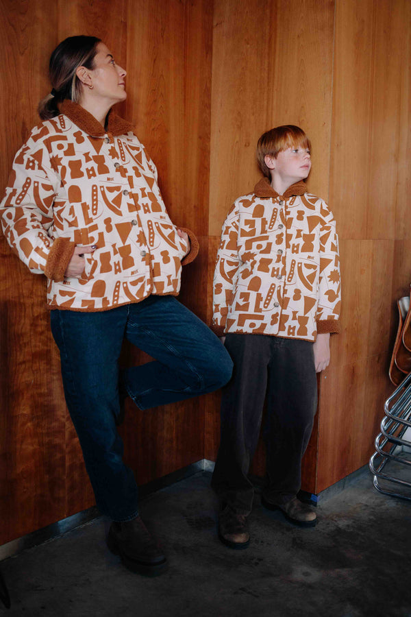 MATCHY - MANTEAU FLUFFY MILK AU CHOCOLAT