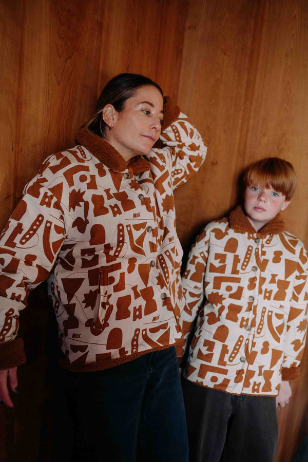 MATCHY - MANTEAU FLUFFY MILK AU CHOCOLAT