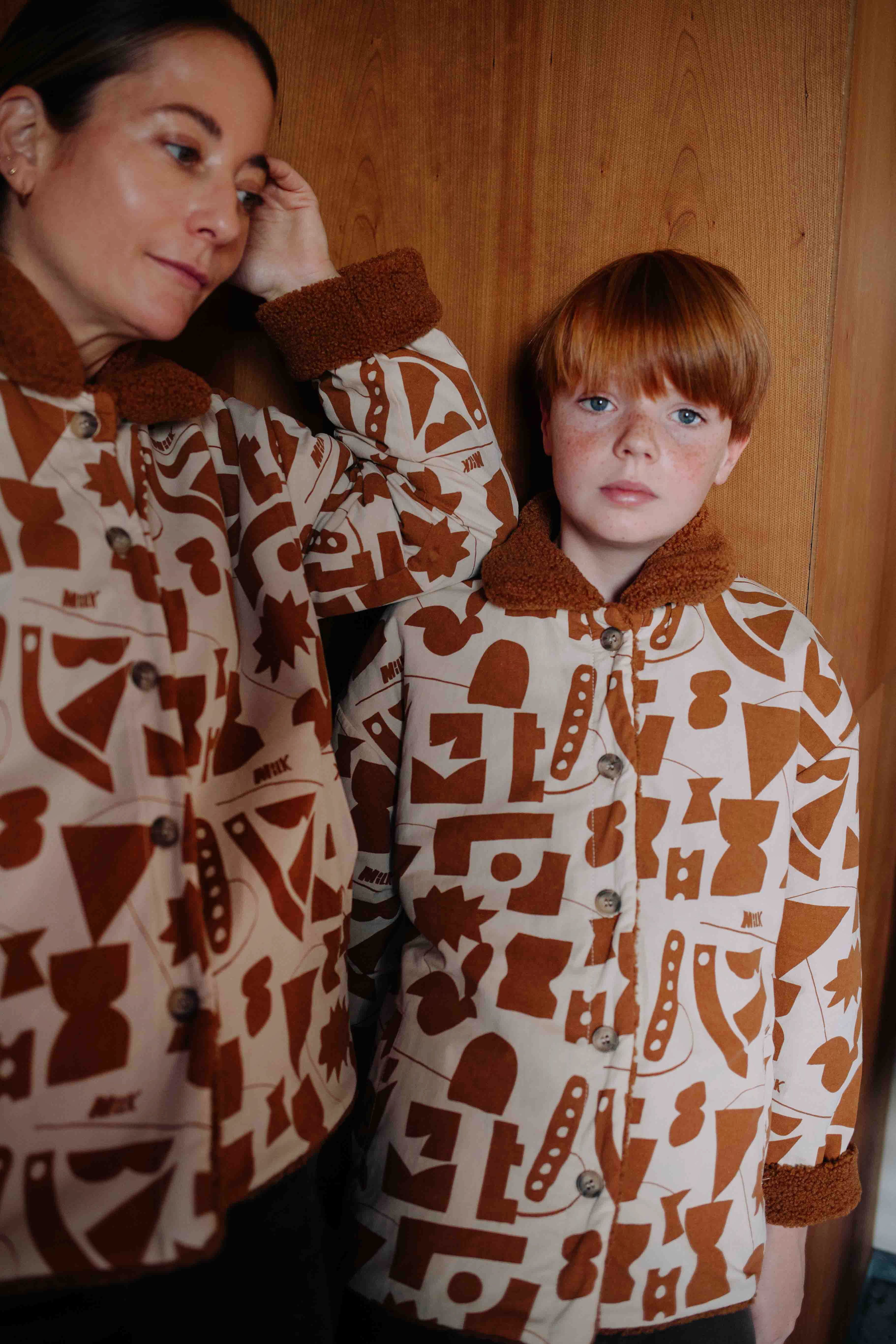 FLUFFY CHOCOLATE MILK COAT