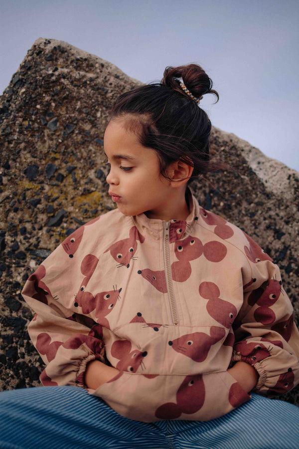 MANTEAU FUNNY MOUSE MARRON