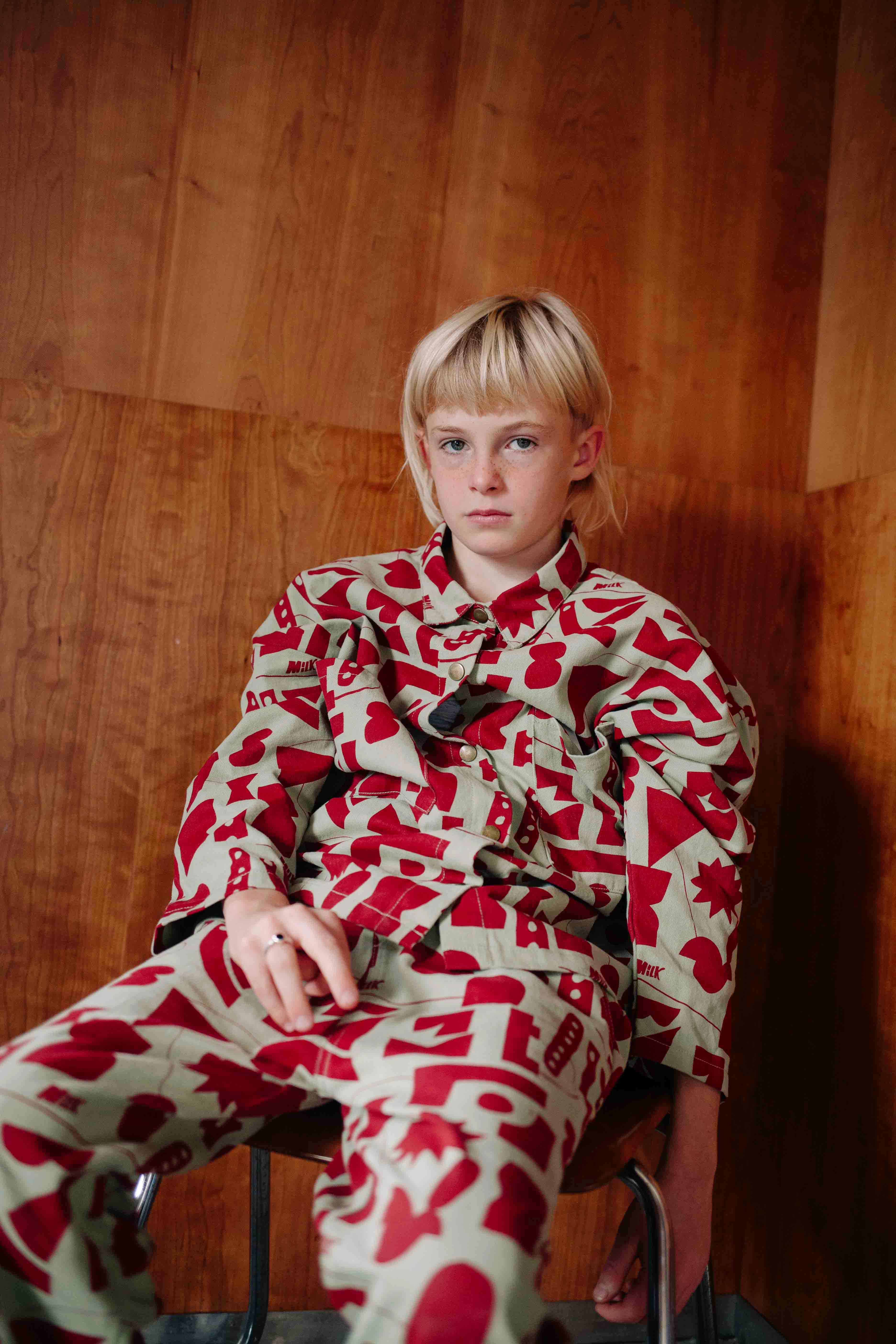 MATCHA MILK DENIM SET