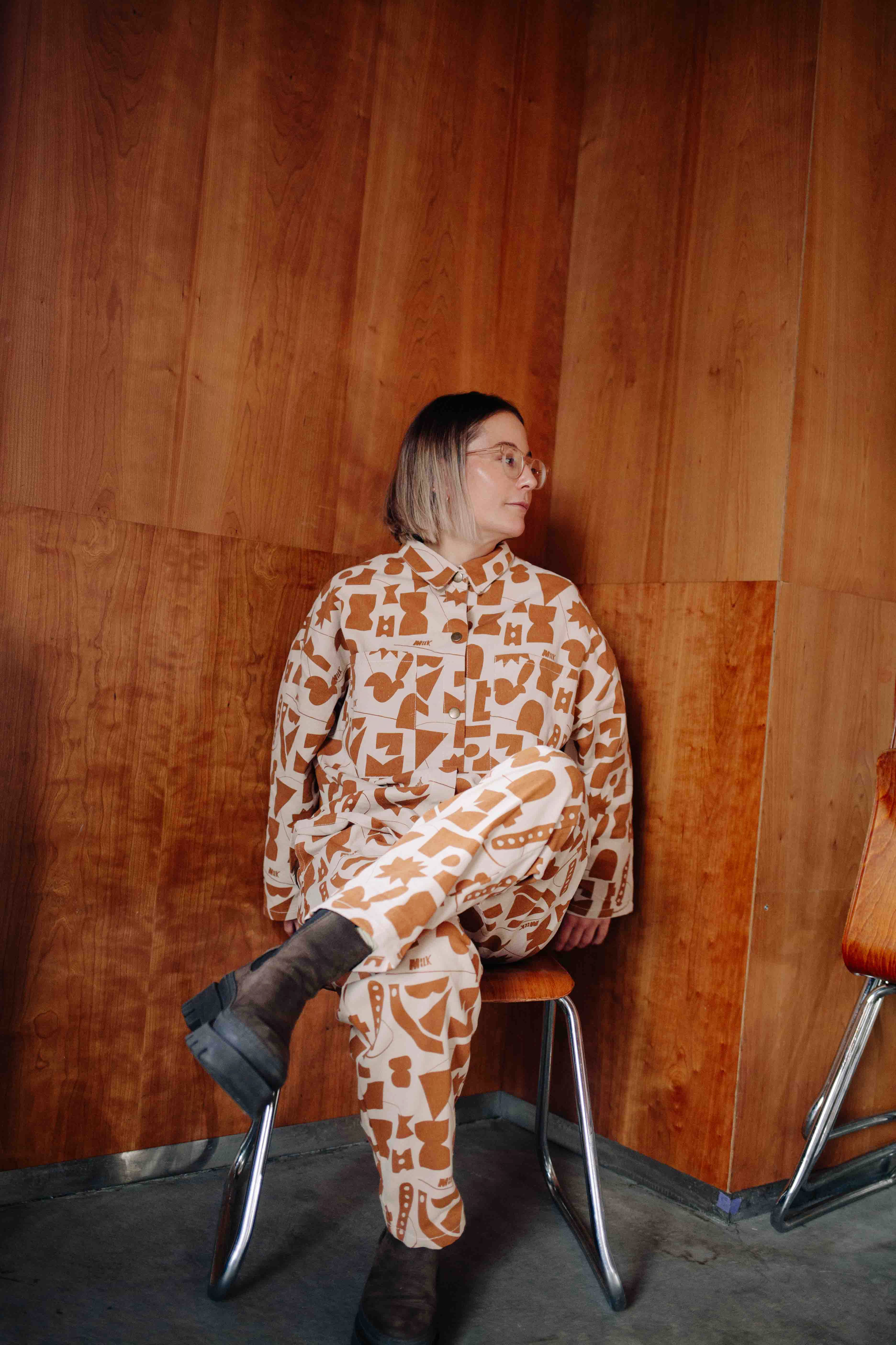 TOFFEE MILK DENIM SET WOMAN