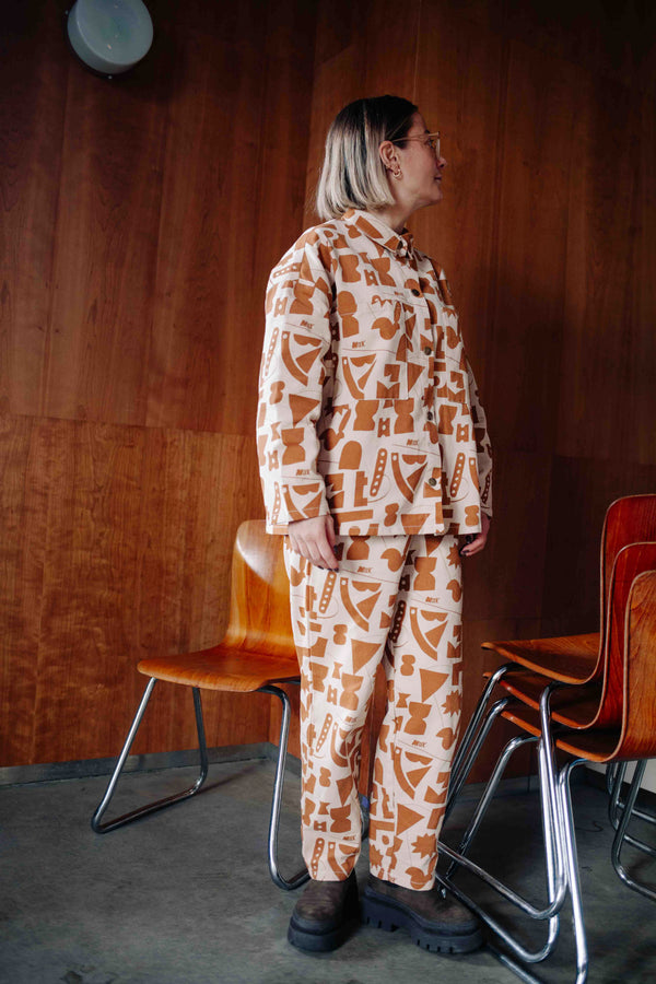 TOFFEE MILK DENIM SET WOMAN