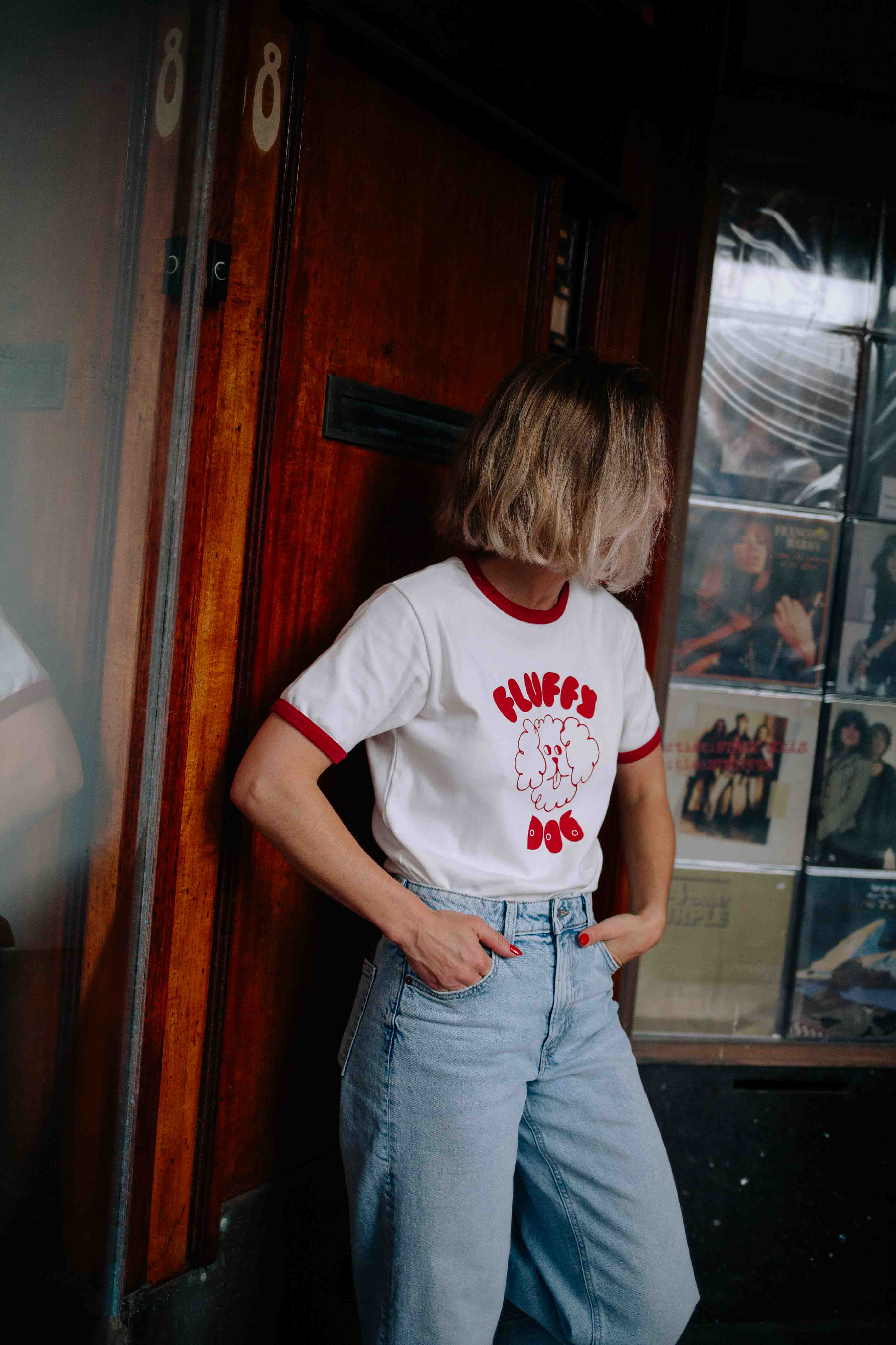FLUFFY DOG TS WOMAN