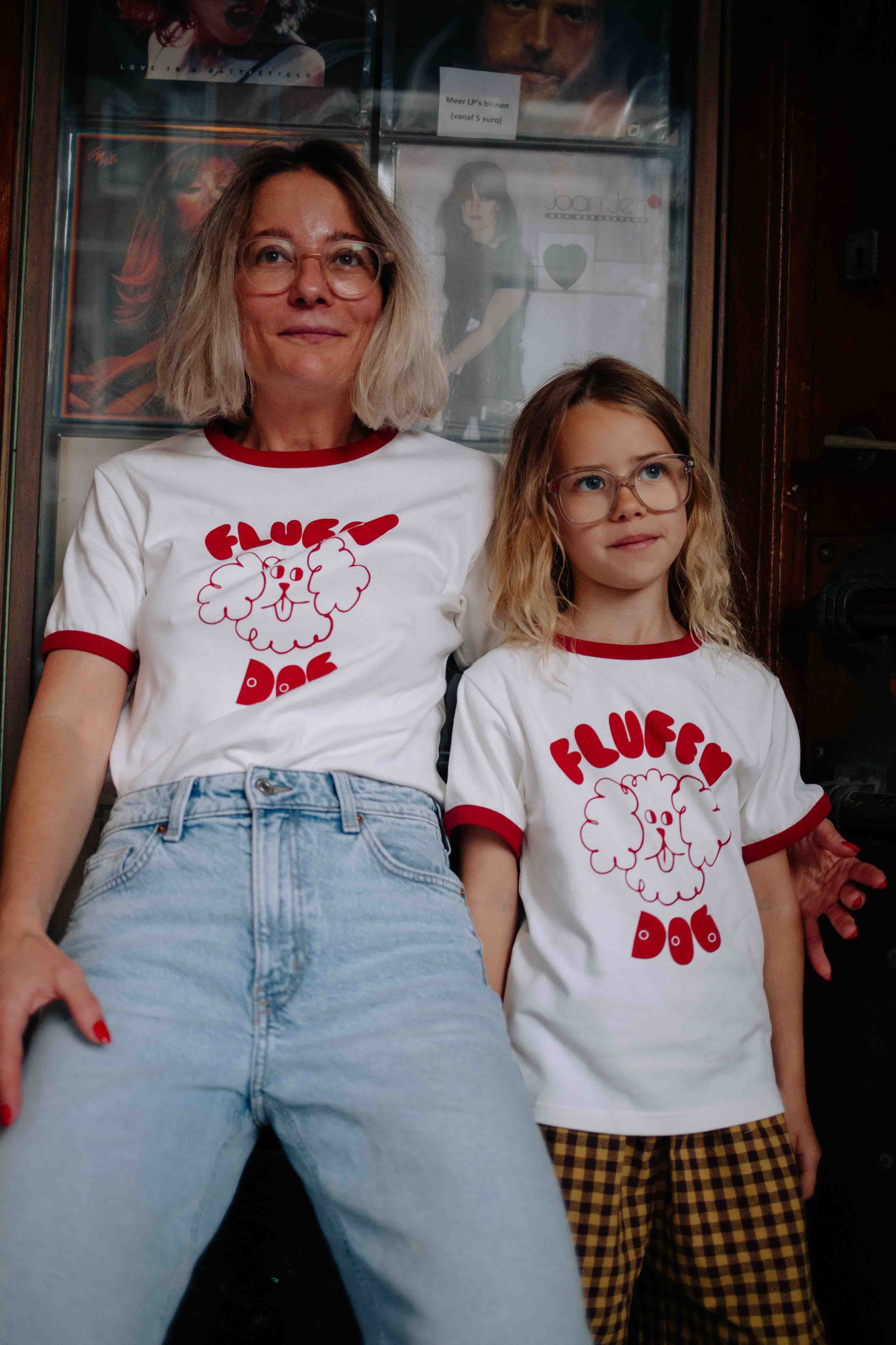FLUFFY DOG TS WOMAN