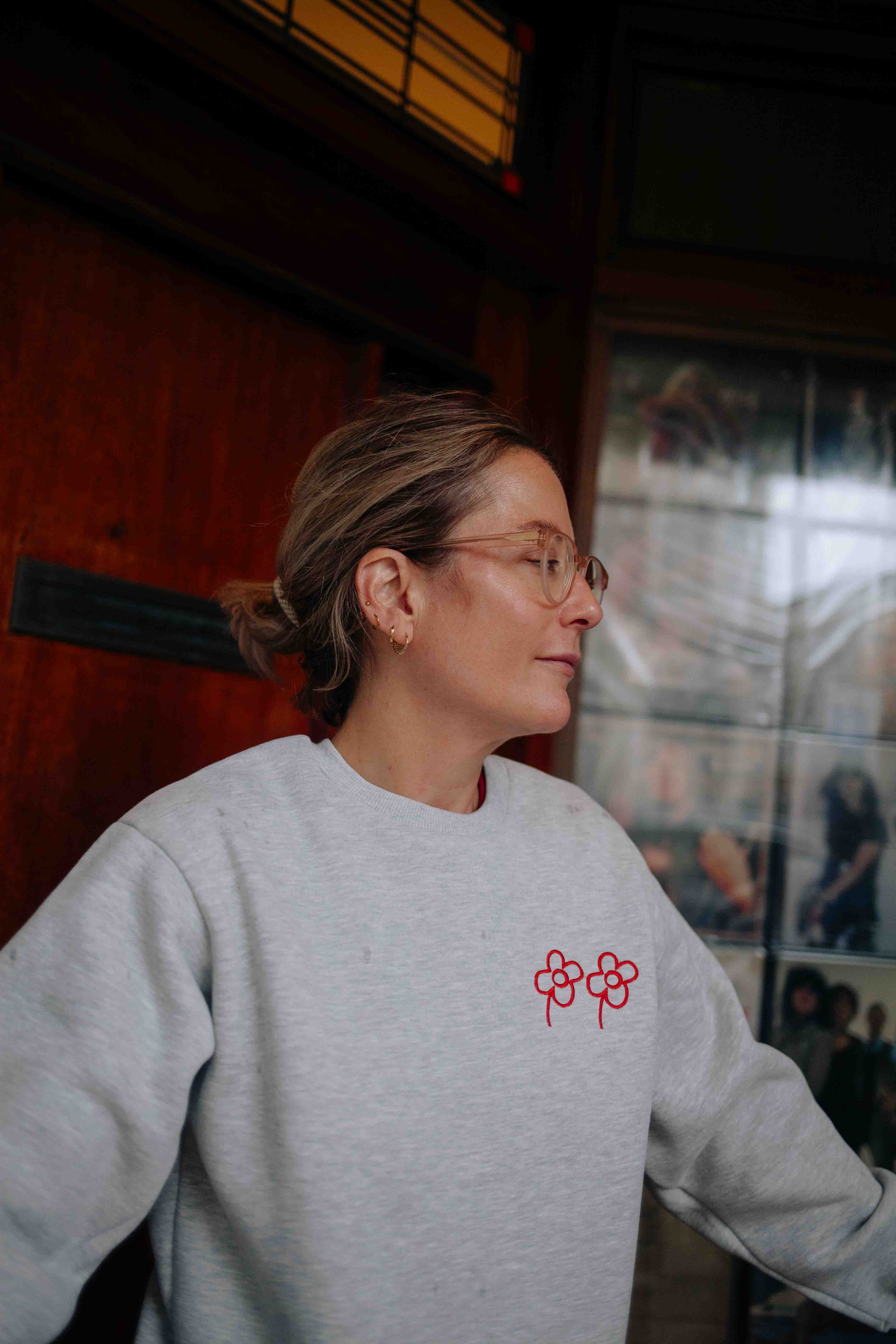 SIGNATURE FLOWER SWEATSHIRT WOMAN