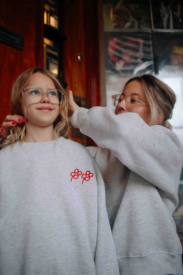 SWEAT SIGNATURE FLOWER FEMME